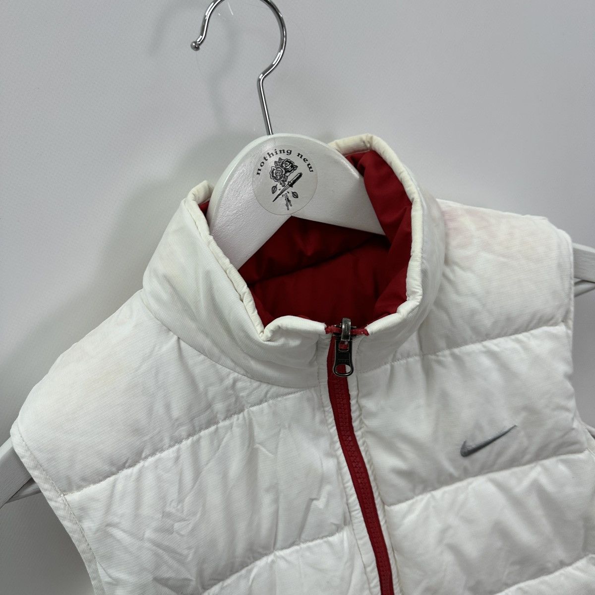 Vintage Vintage 00s Nike Embroidered puffer reversible vest y2k rare Size M / US 6-8 / IT 42-44 - 13 Thumbnail