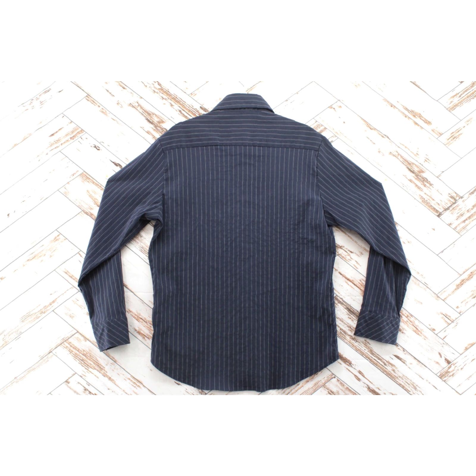 Vintage 7 Diamonds Shirt Men XL Blue Long Sleeve Textured Button-Up Cowboy Size US XL / EU 56 / 4 - 2 Thumbnail