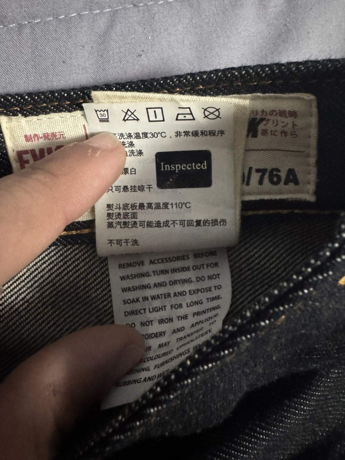 Evisu × Palace 2017 Palace x Evisu jeans Size US 30 / EU 46 - 10 Thumbnail