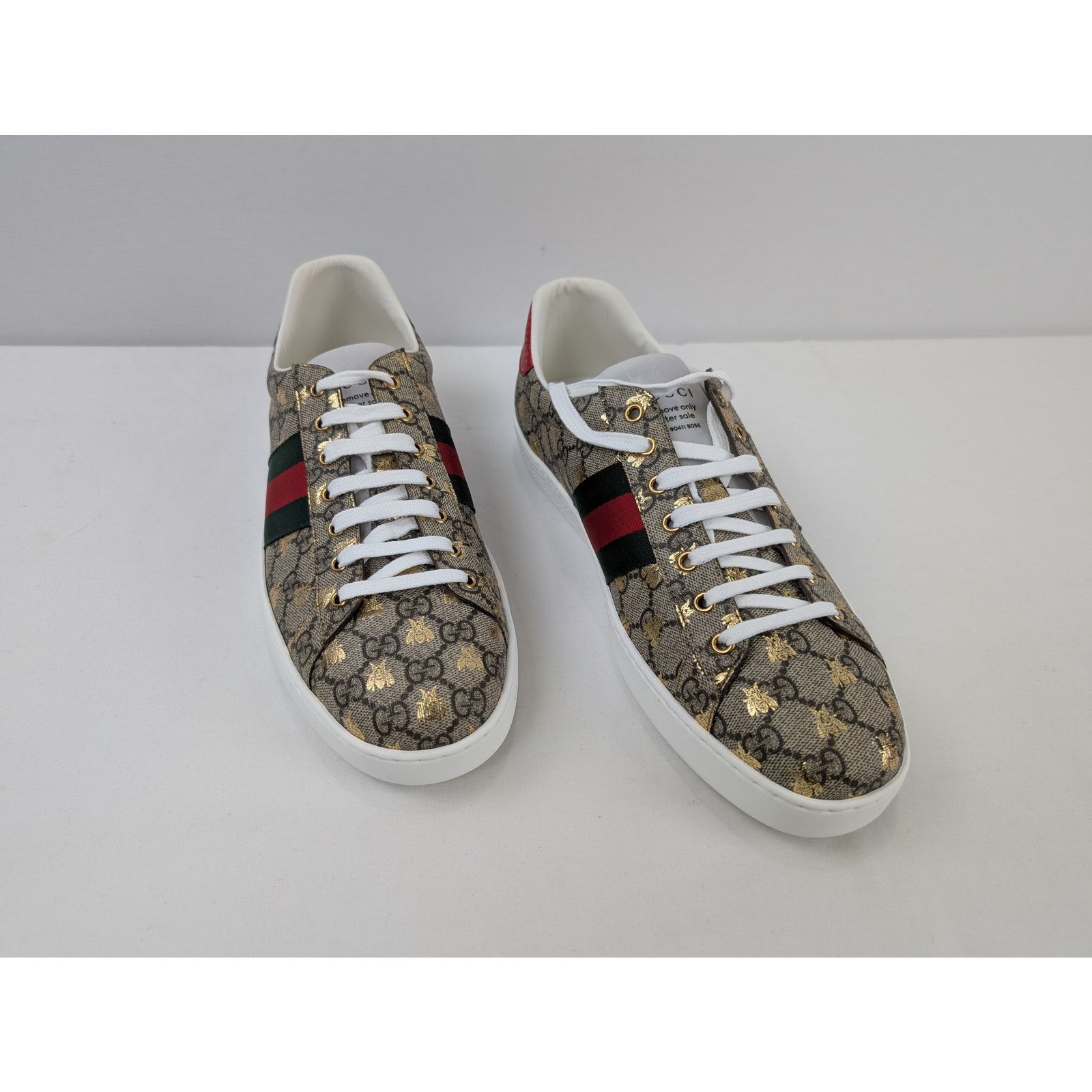 Gucci o1rshd1 Men's Ace GG Supreme sneaker with bees in Multicolor Size US 13 / EU 46 - 8 Thumbnail
