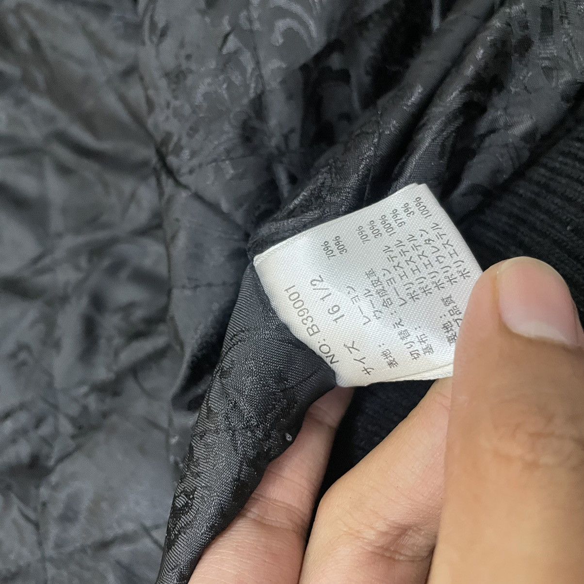 Affliction × If Six Was Nine × Japanese Brand Black Flame Embroidery Detailing Wool Varsity Jacket Size US M / EU 48-50 / 2 - 6 Thumbnail