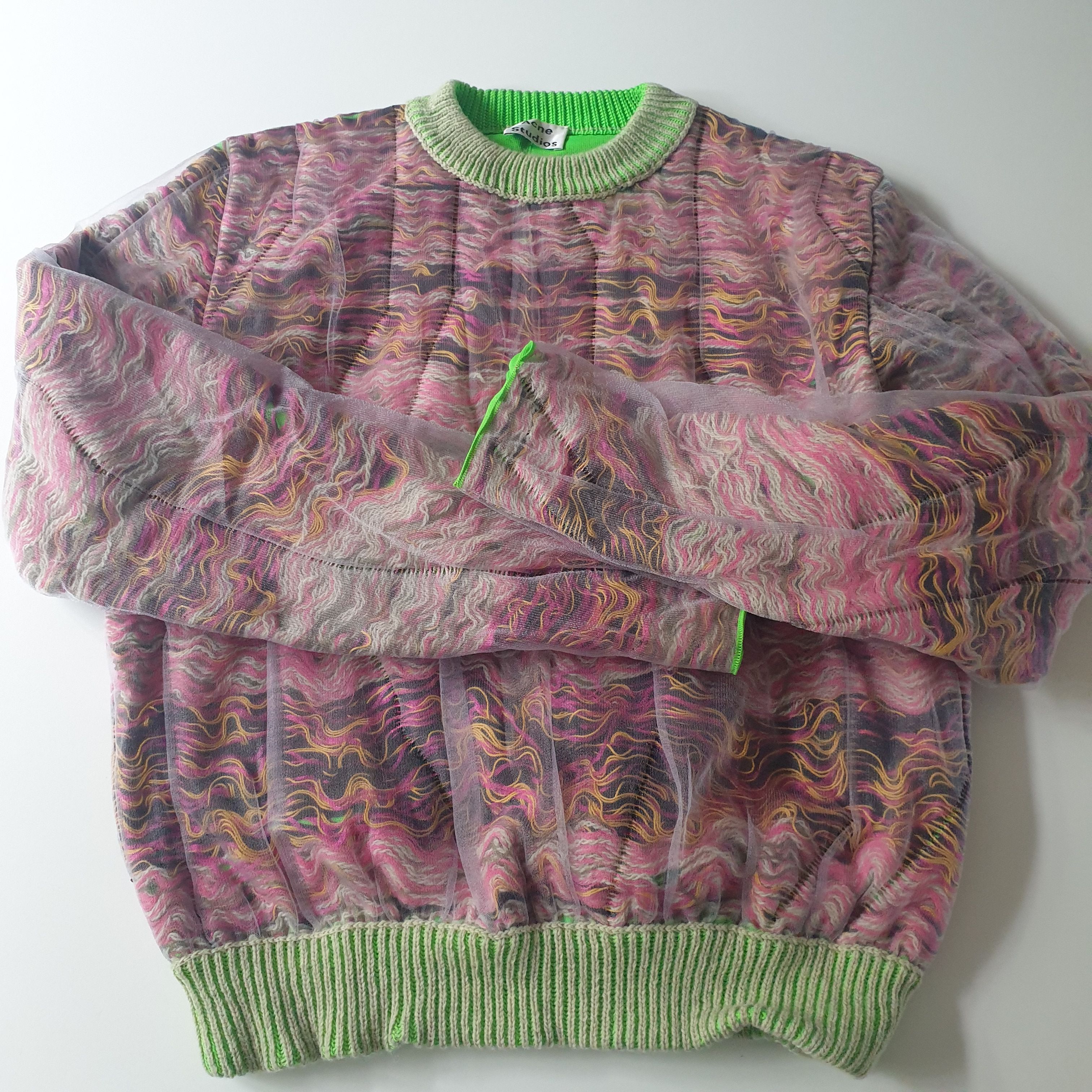 Acne Studios ACNE STUDIOS, MULTICOLOURED RARE KNIT Size US L / EU 52-54 / 3 - 9 Thumbnail