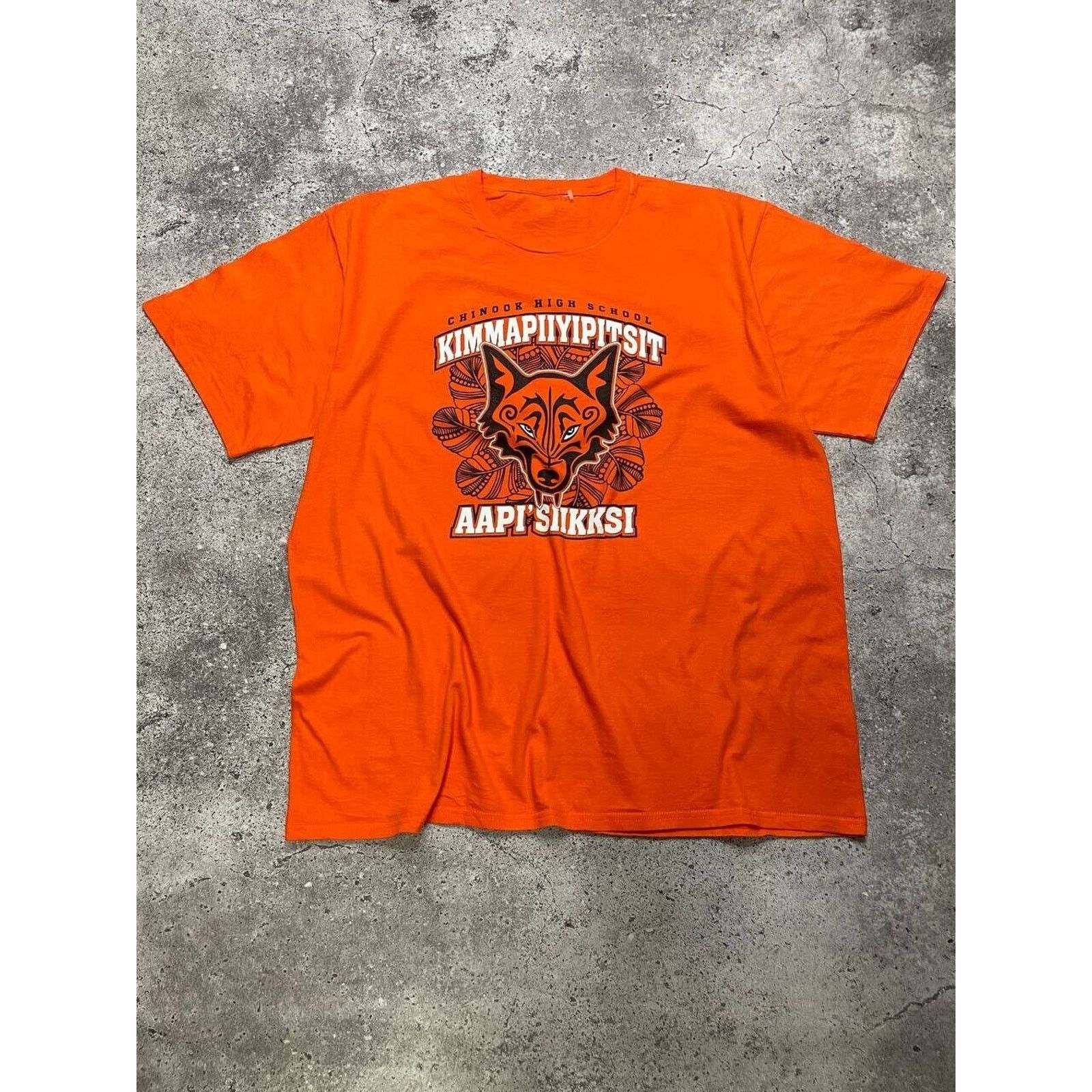 Vintage Vintage Chinook High School T-shirt XXL Fox Tribal Graphic Size US XXL / EU 58 / 5 - 1 Thumbnail