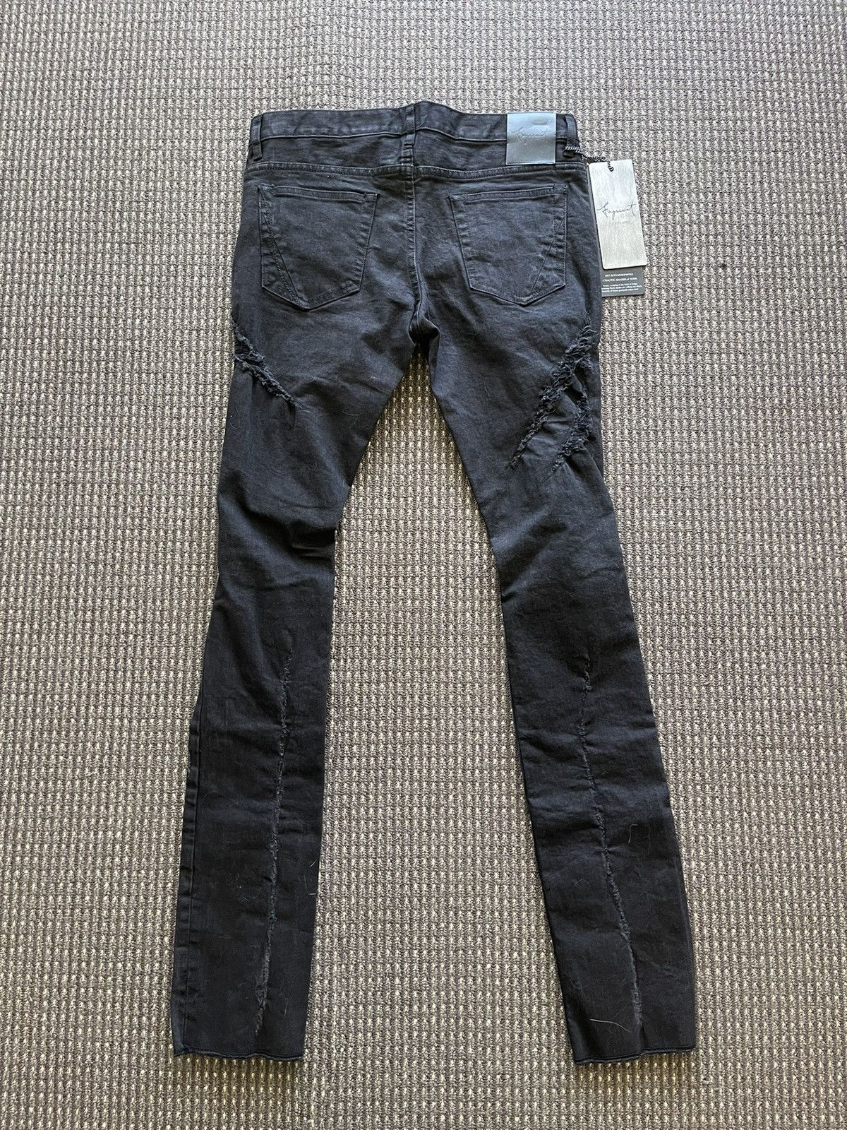 Fagassent Toshiki Aoki Distressed Denim Pants Size US 31 - 2 Thumbnail