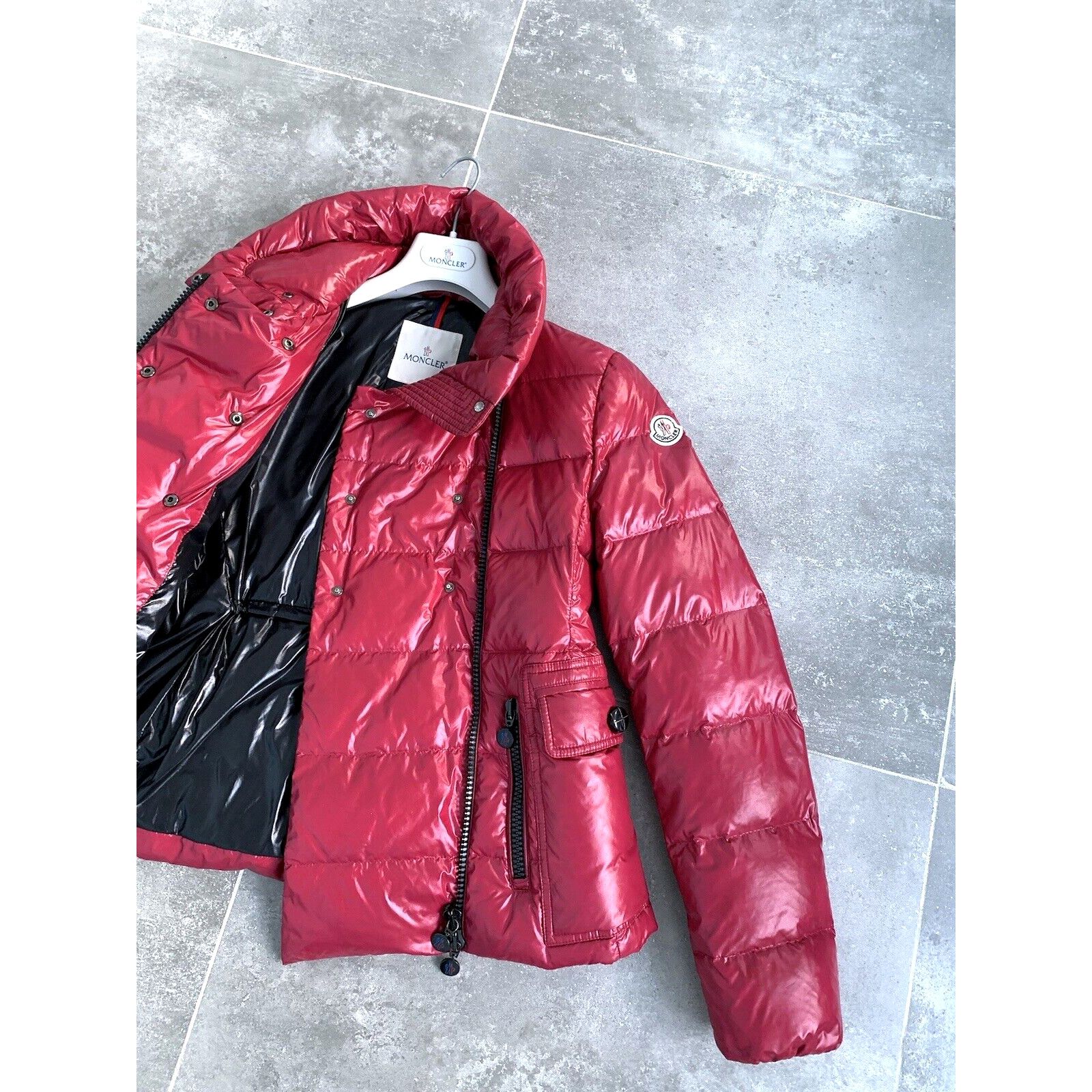Moncler Women's MONCLER DAIM Down Puffer Pea Coat Jacket SZ 2 S - M Size S / US 4 / IT 40 - 15 Thumbnail