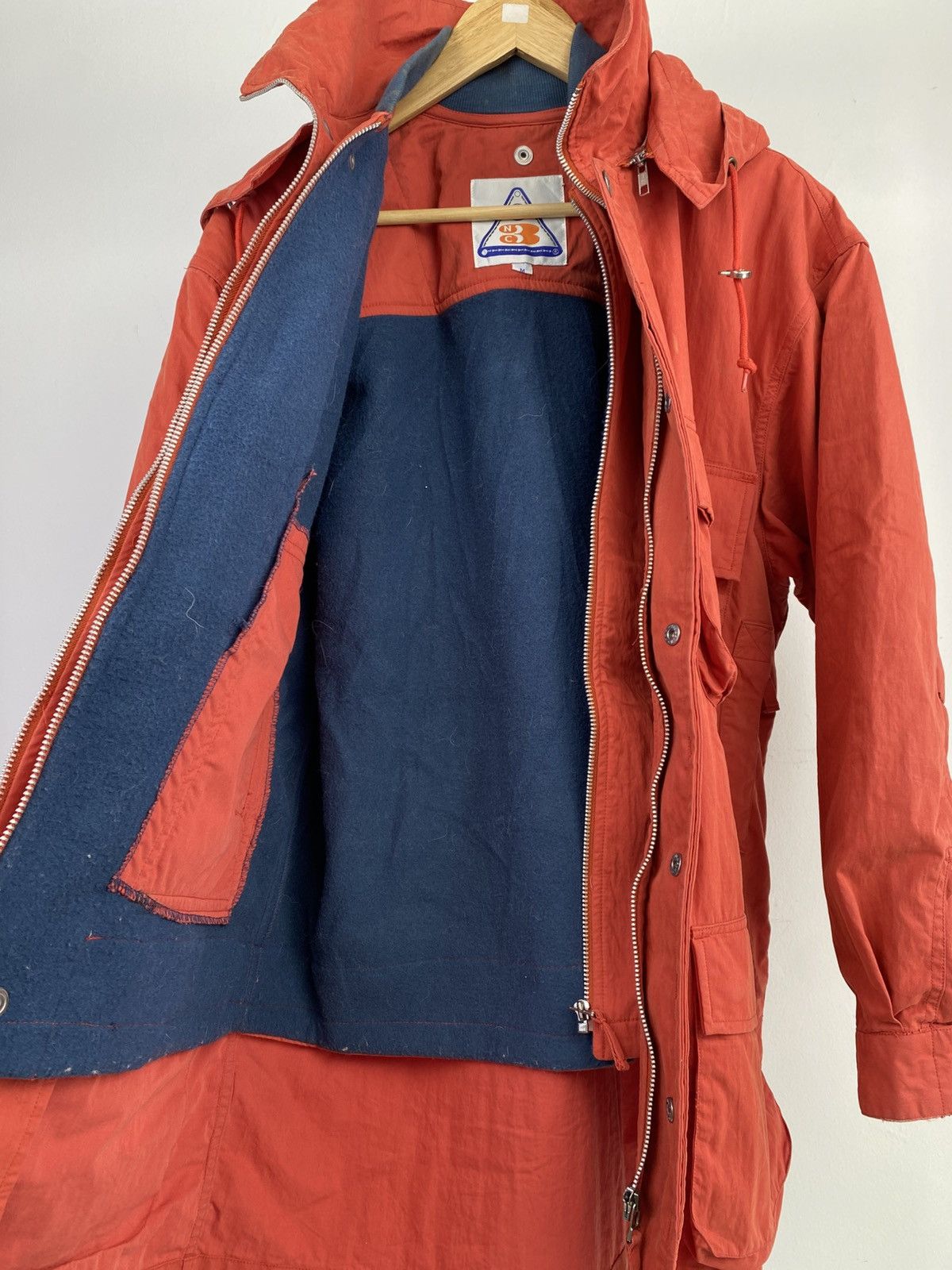 Nigel Cabourn 2000’s Nigel Cabourn Double Layered Cotton Flight Parka Size US M / EU 48-50 / 2 - 6 Thumbnail