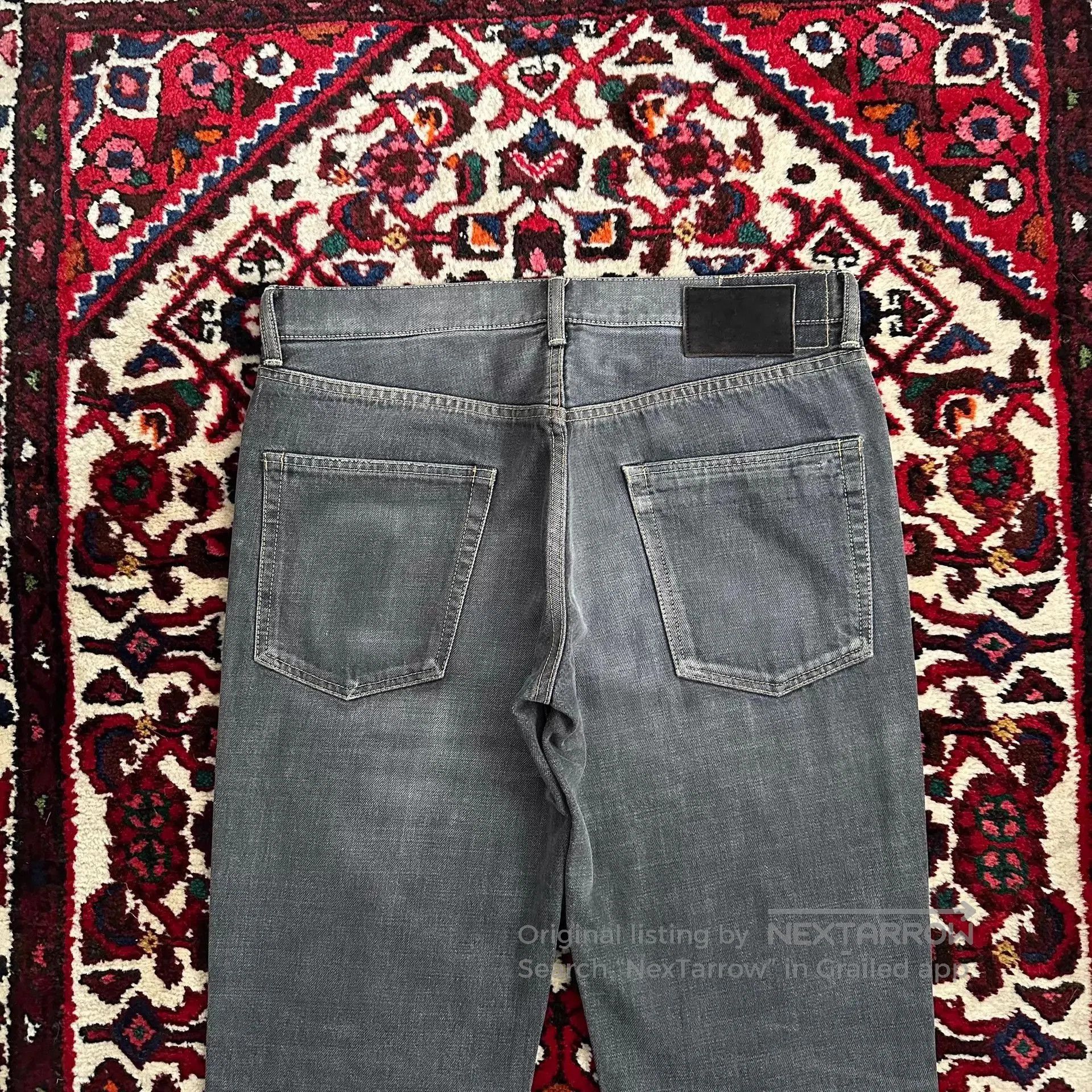 Visvim Gray Distressed Denim Pants Size 34. Size US 34 / EU 50 - 4 Thumbnail