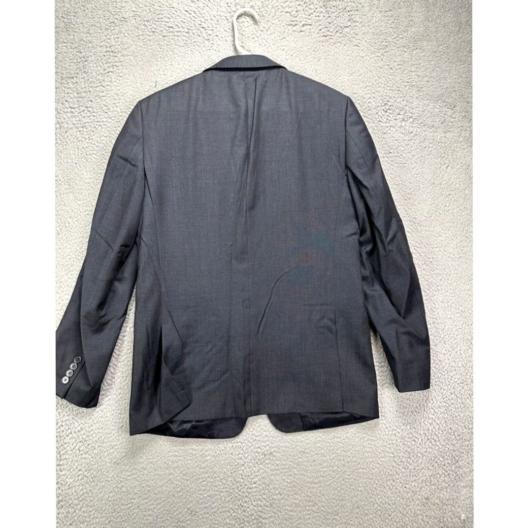 Calvin Klein Calvin Klein Sport Coat Blazer Adult 40R Dark Grey 100% Wool Tuxedo Suit Mens Size 40R - 2 Thumbnail