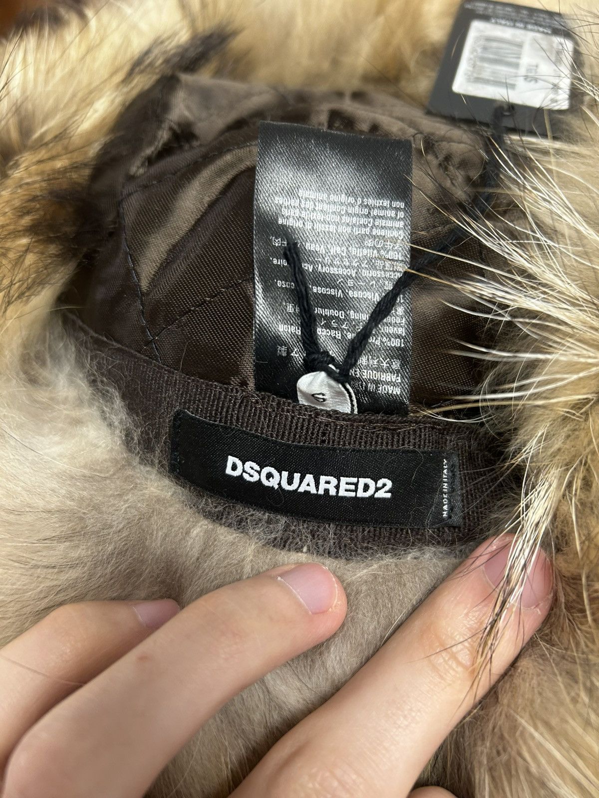 Dsquared2 Dsquared2 Oversized Fur Trapper Hat Size ONE SIZE - 9 Thumbnail