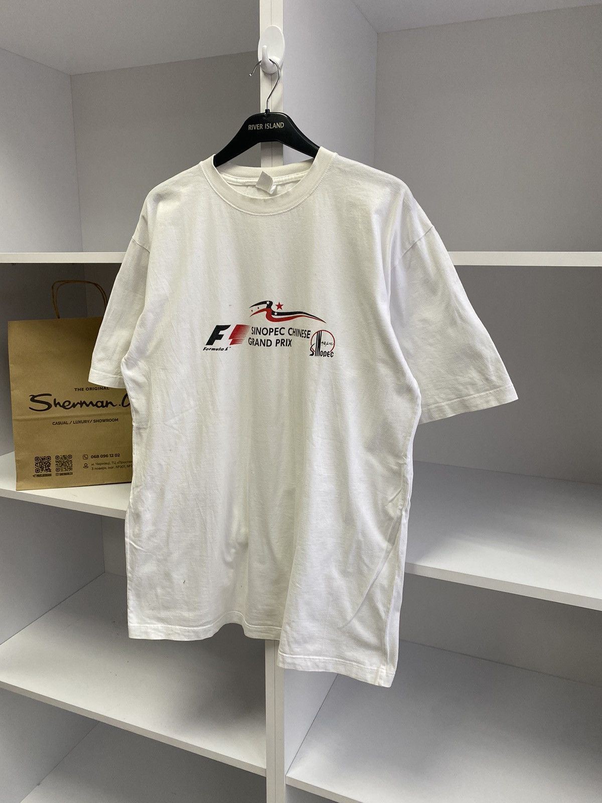 Vintage Vintage Formula 1 Grand Prix Racing Tee Size US XL / EU 56 / 4 - 5 Thumbnail