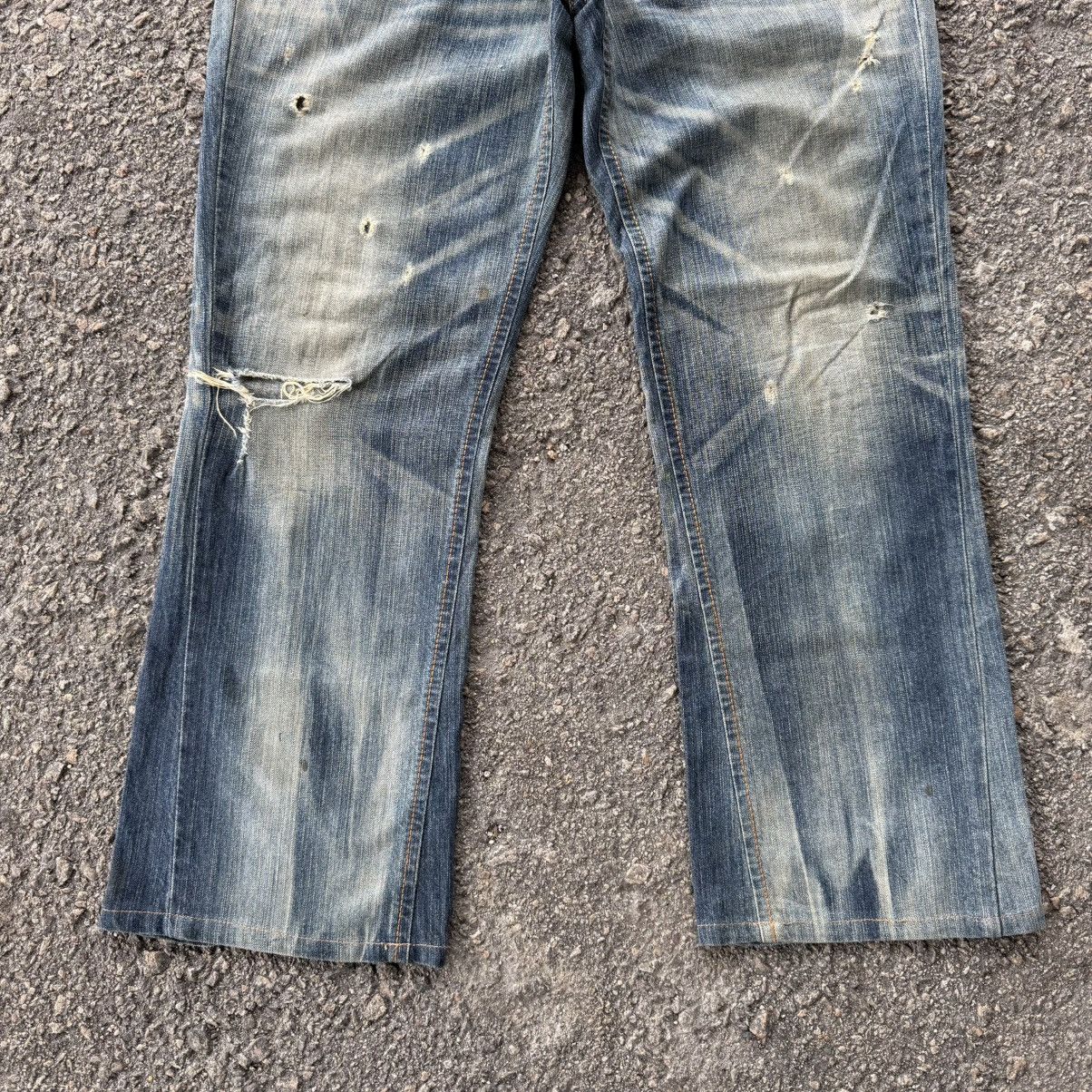 Edwin Vintage Edwin Flare distressed jeans denim pants Size US 36 / EU 52 - 5 Thumbnail