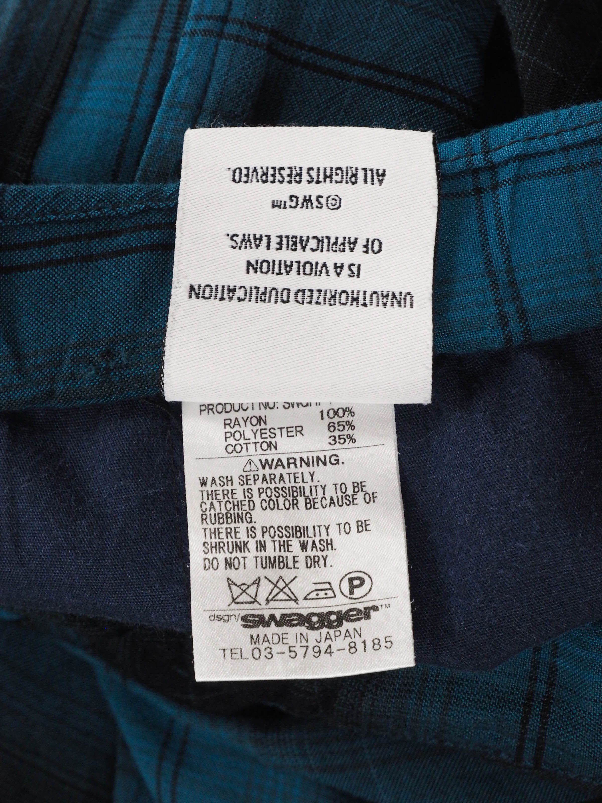 Swagger Swagger Blue Plaid Belted Climbing Utility Shorts 32-34" Size US 32 / EU 48 - 10 Thumbnail