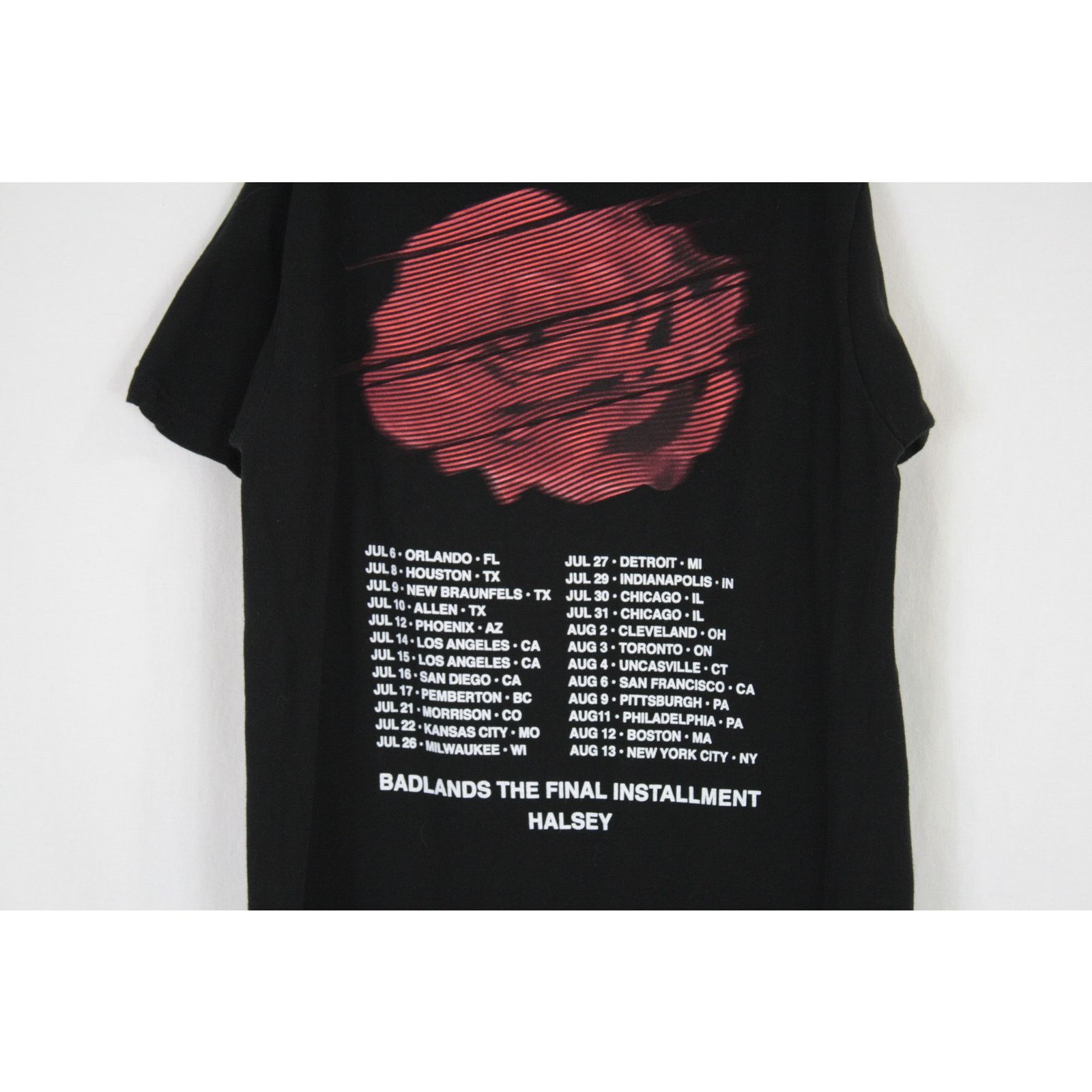 Band Tees × Tultex Halsey Badlands Tour 2016 Shirt Black Concert Merch Tee Size US S / EU 44-46 / 1 - 5 Thumbnail