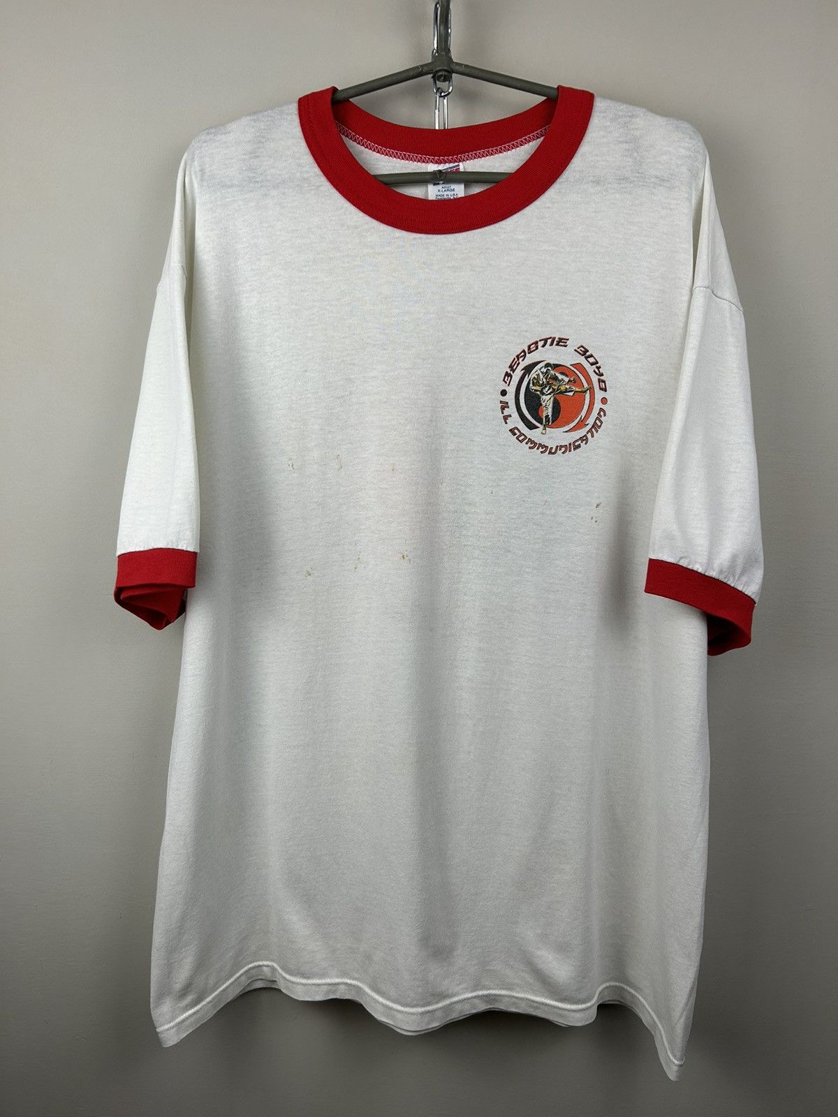 Band Tees Vtg 1994 BEASTIE BOYS ILL COMMUNICATION HIP-HOP DEADSTOCK Size US XL / EU 56 / 4 - 14 Thumbnail