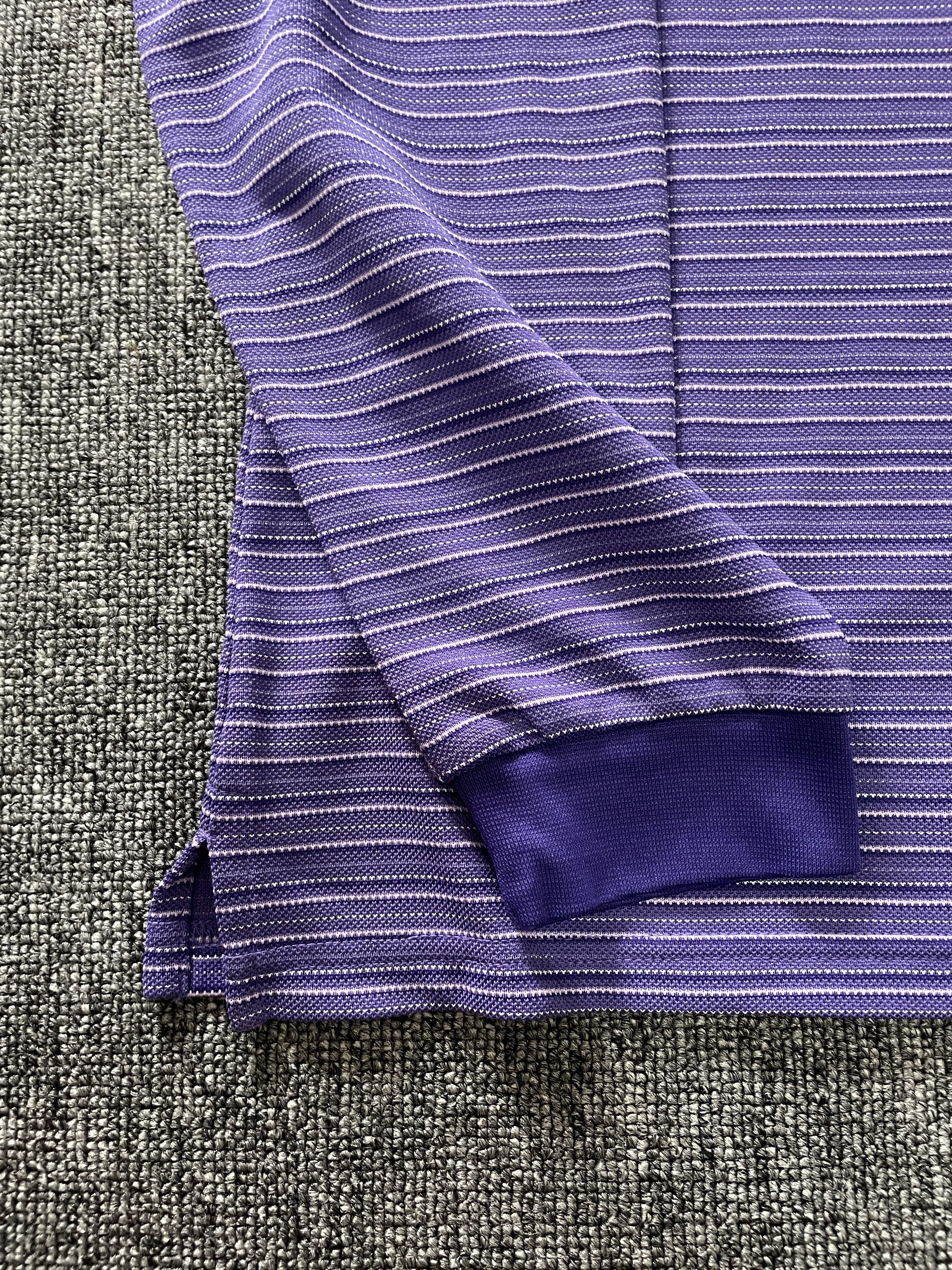 The North Face Vintage The North Face Long Sleeve Polo Purple Striped Shirt Size M / US 6-8 / IT 42-44 - 7 Thumbnail