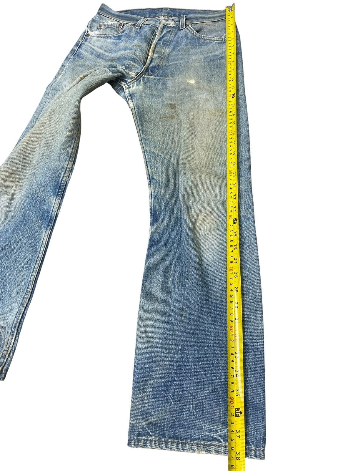 Levi's Vintage Levi’s 501 XX Distressed Jeans Straight Cut Size US 29 - 12 Thumbnail