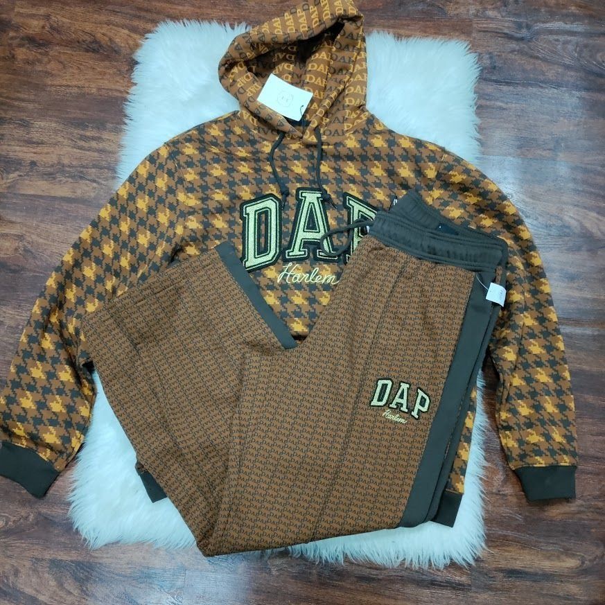 Dapper Dan × Gap NWT Gap x Dapper Dan DAP GAP Unisex M/L Houndstooth Hoodie & Size US 32 / EU 48 - 2 Thumbnail