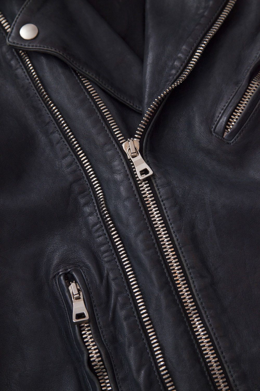 Balmain SS14 blue biker leather jacket Size US M / EU 48-50 / 2 - 5 Thumbnail