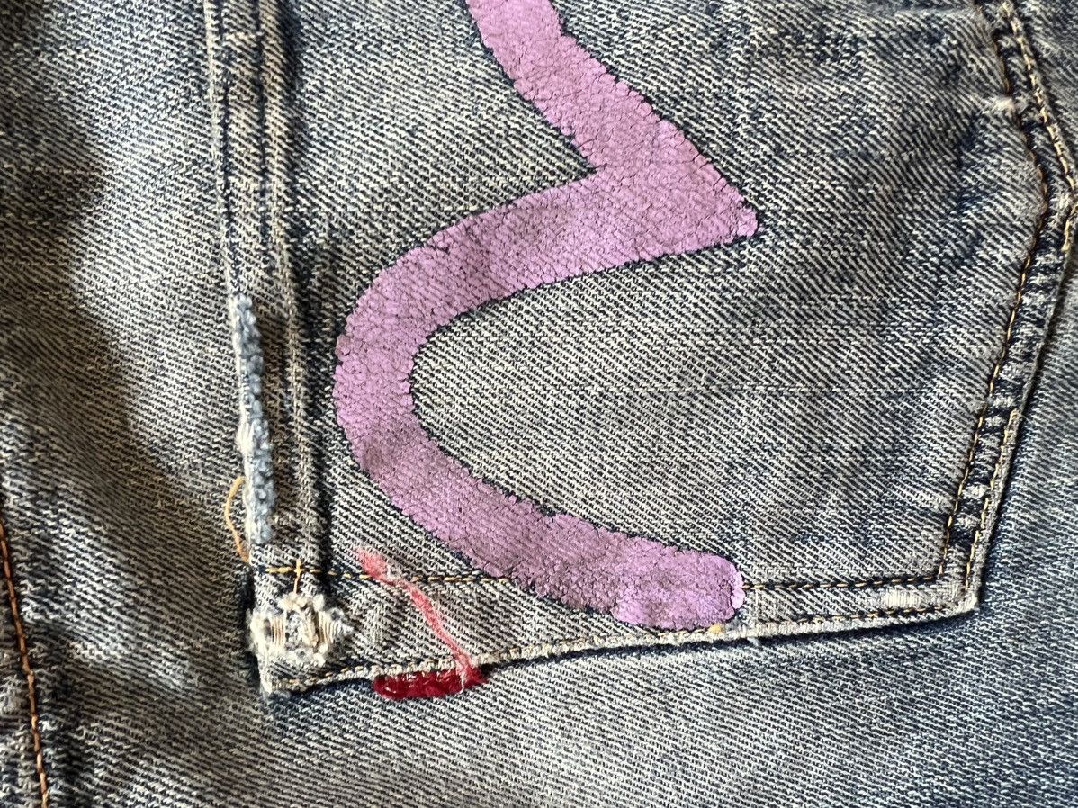 Evisu EVISU 1998 Pink Robot Made by Yamane Size US 31 - 3 Thumbnail