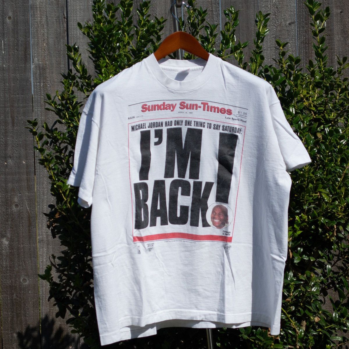 Michael Jordan Im Back Shirt | Grailed