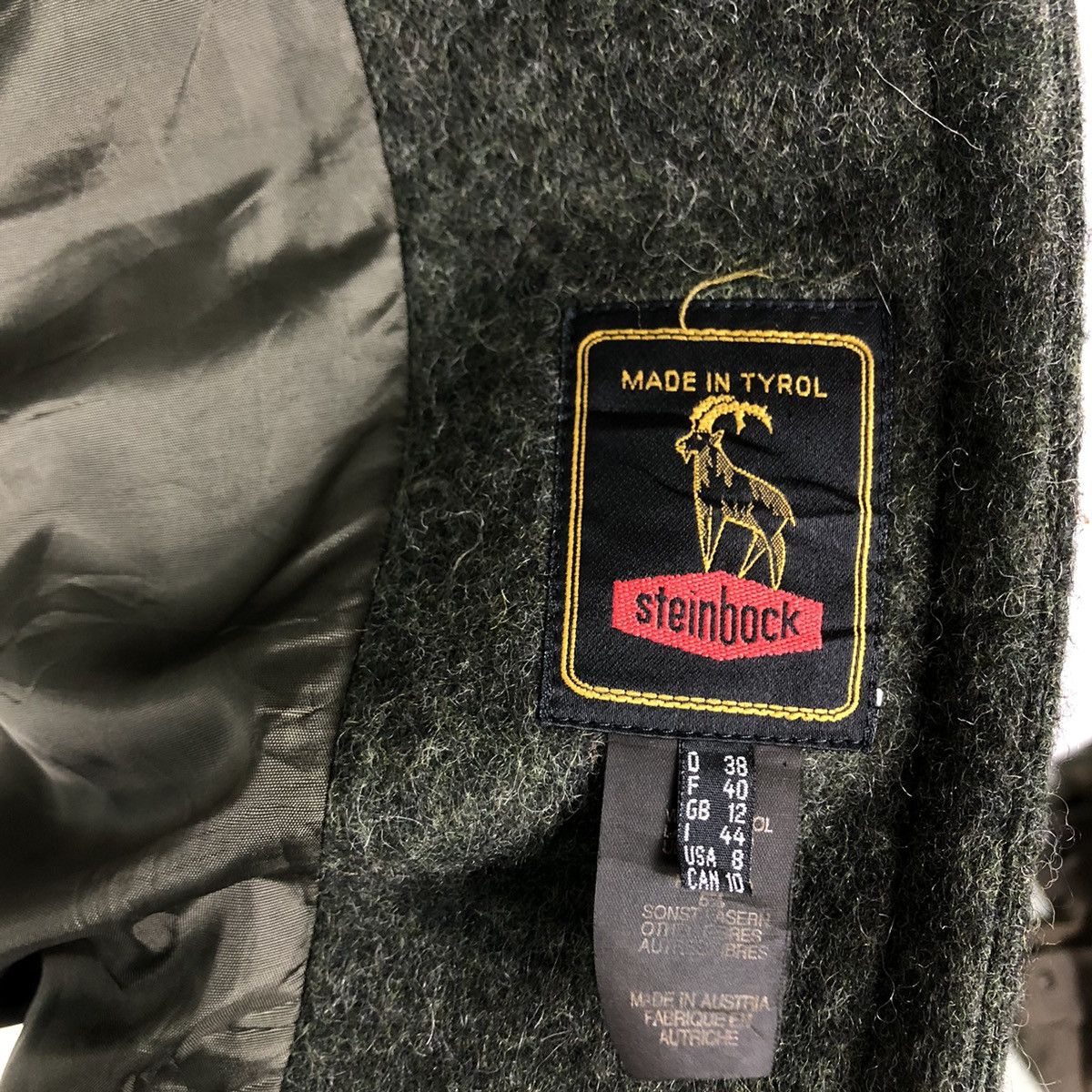 Japanese Brand 🔥90’s Vintage Wool Mohair Double Breast Jacket Steinbock Size US M / EU 48-50 / 2 - 15 Thumbnail
