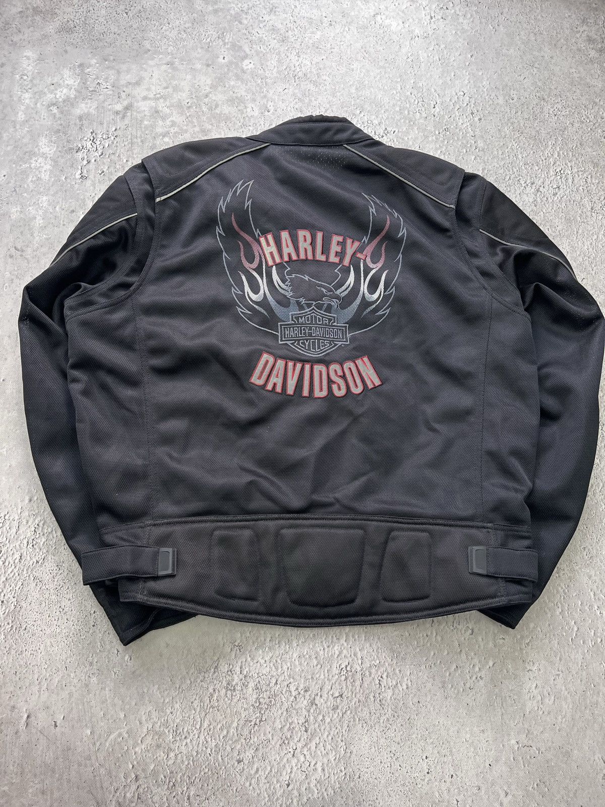 Harley Davidson VINTAGE GLAME EAGLE MESH HARLEY DAVIDSON JACKET MOTO RACING Size US XL / EU 56 / 4 - 8 Thumbnail