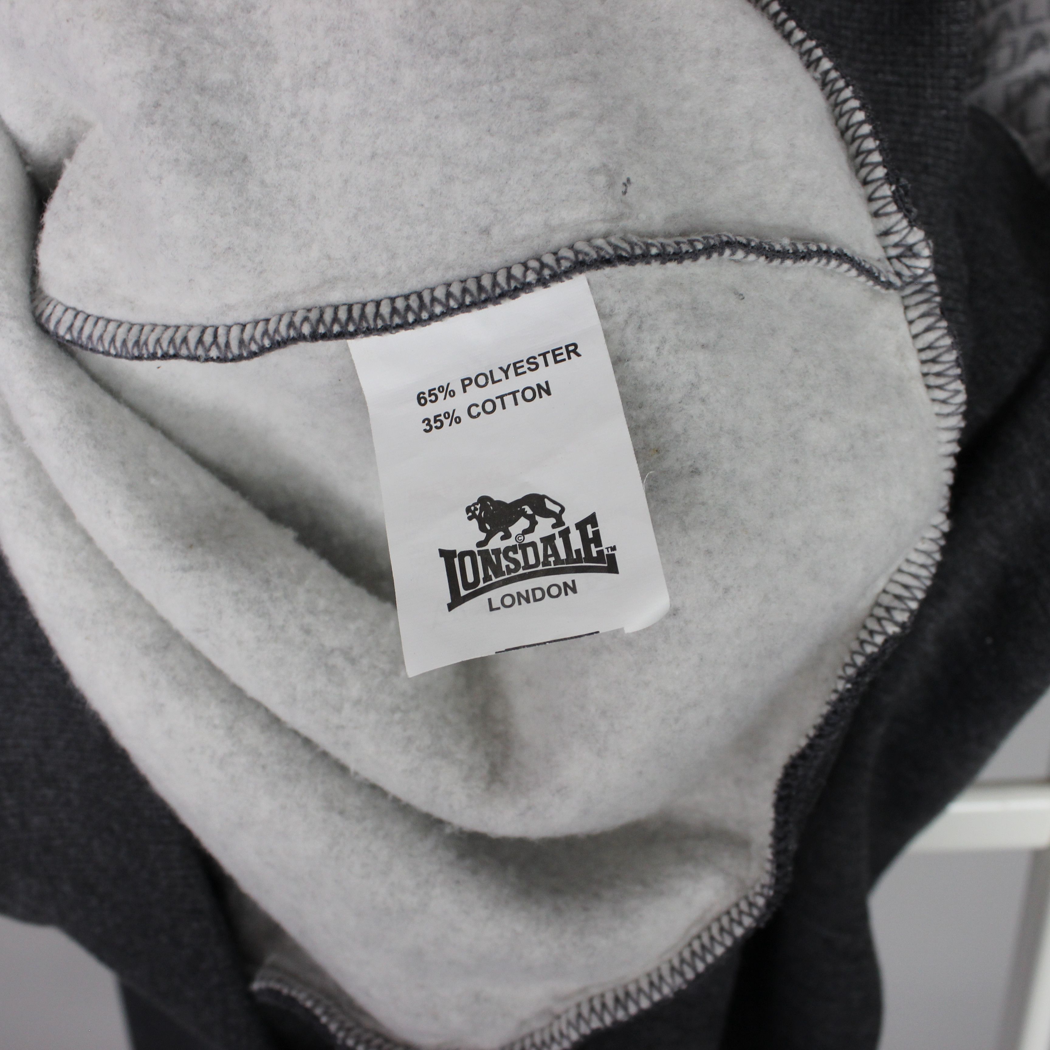 Lonsdale Lonsdale sweatshirt jumper men cotton L gray multilogo Size US L / EU 52-54 / 3 - 8 Thumbnail