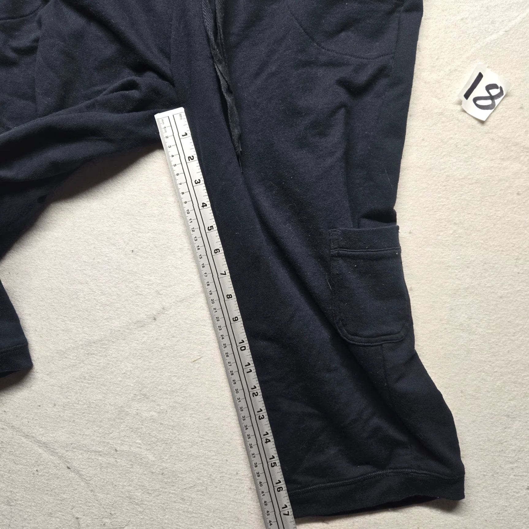 Vintage Bobbie Brooks Leggings Solid Black High Waist Stretch Yoga Pants L Adult Large Black Leggings Workout Athleisure Women's Size 36" / US 14 / IT 50 - 5 Thumbnail