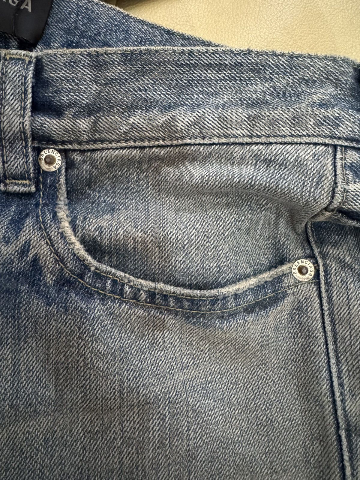 Balenciaga Balenciaga Flared Denim Jeans in Outback Blue BNWT S Size US 31 - 23 Thumbnail