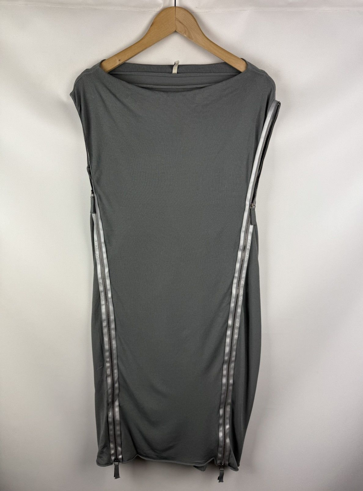 Annette Gortz Annette Gortz Avant-Garde Sleeveless Viscose Full Zip Dress Size S / US 4 / IT 40 - 1 Thumbnail