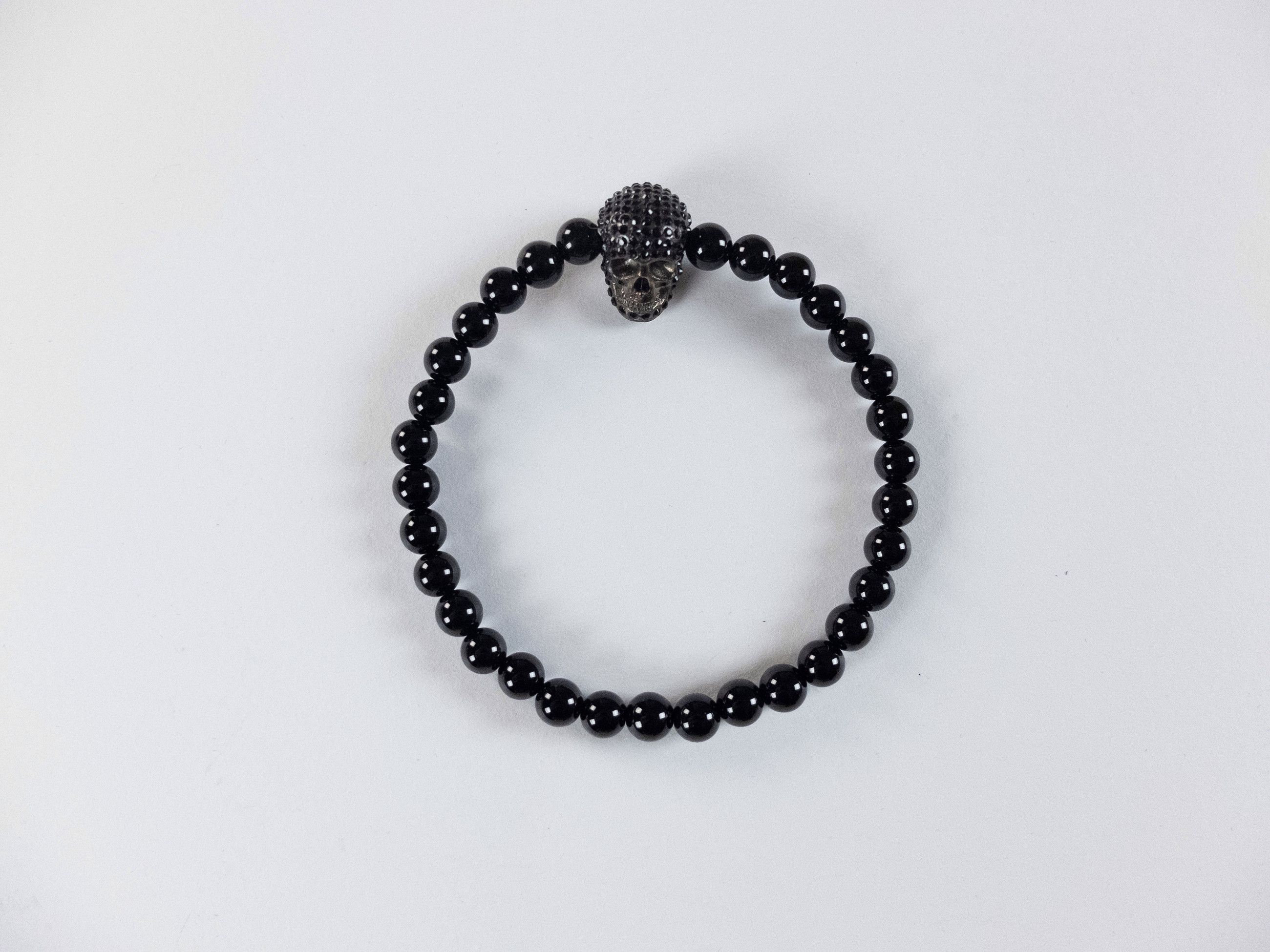 Alexander McQueen ALEXANDER MCQUEEN black Pave crystalized skull bracelet q Size ONE SIZE - 3 Thumbnail