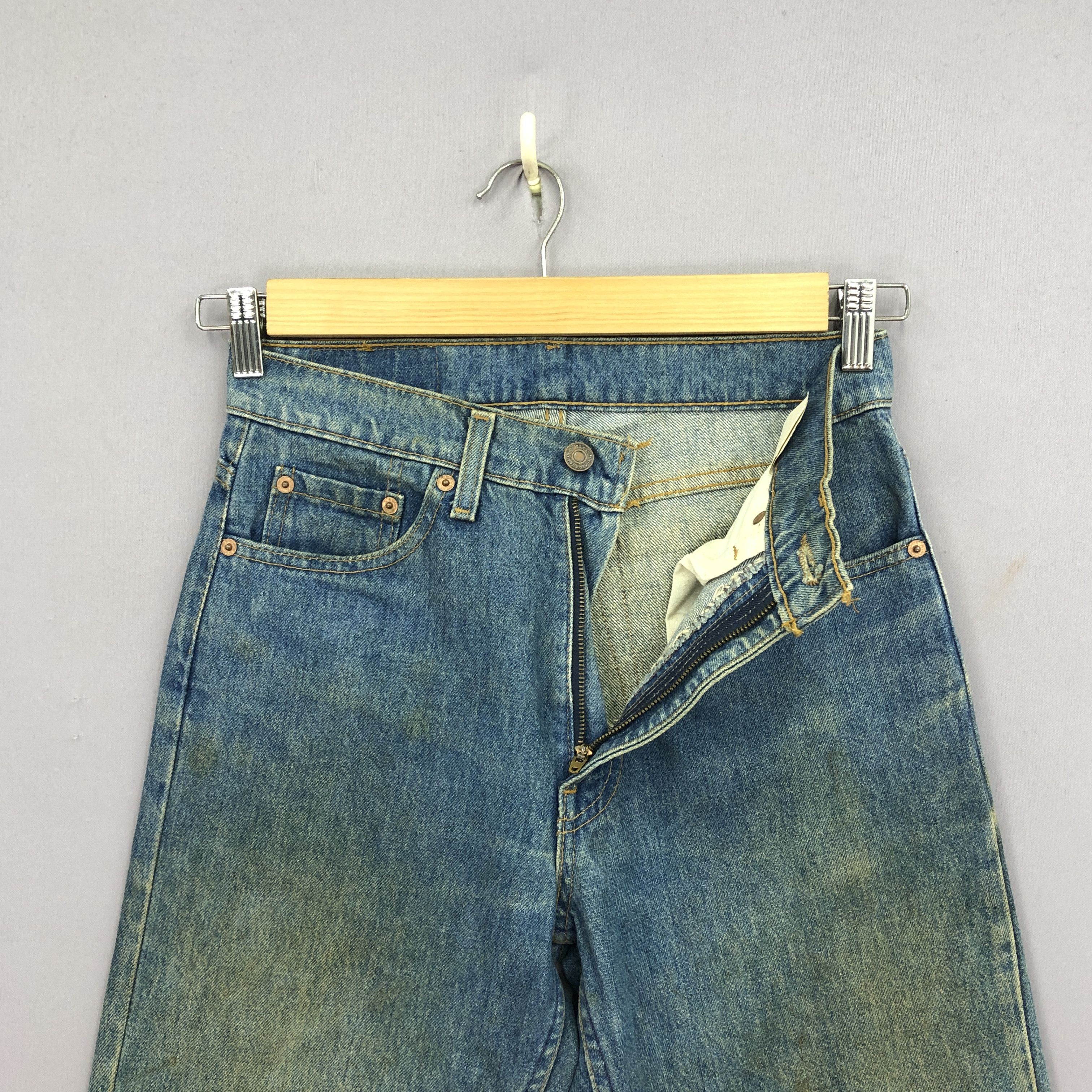 Levi's Vintage 90s Levis 520 Jeans Faded Levi's Mudwash Denim Size 26" / US 2 / IT 38 - 6 Thumbnail