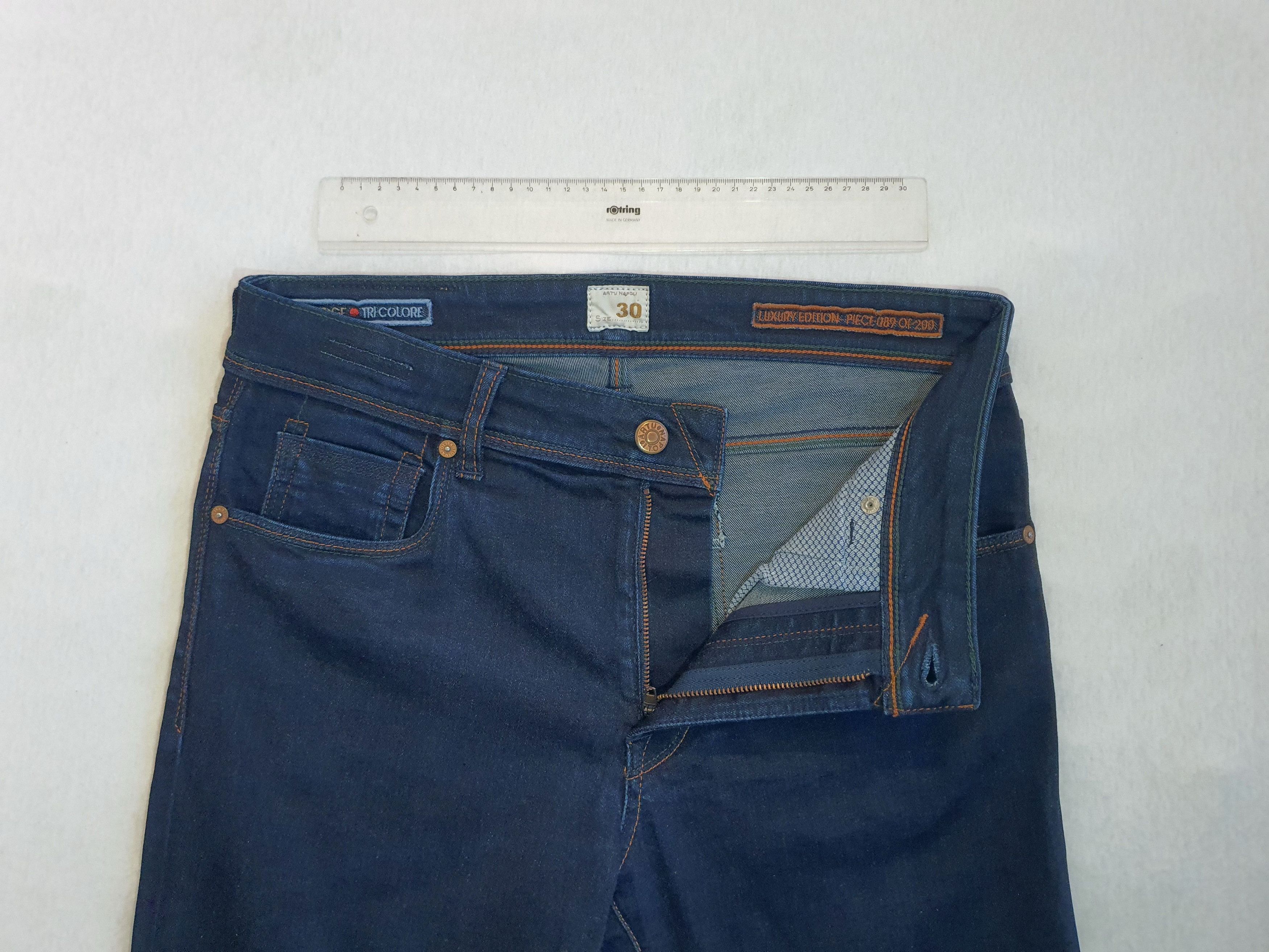 Other ARTU NAPOLI -Mod: 3264 LUXURY (Selvedge TriColore) - W30 L26 Size US 30 / EU 46 - 4 Thumbnail