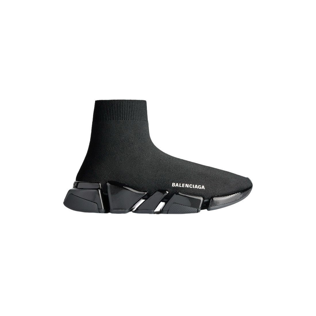 BALENCIAGA Speed 2.0 $1050 Women's Black Mesh Sneakers New &