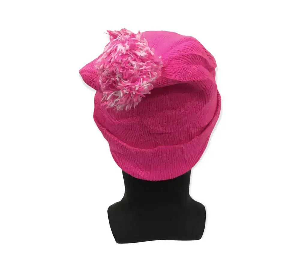 Japanese Brand Japanese Brand Boy Spellout Bobble Beanie Hat Size ONE SIZE - 4 Thumbnail