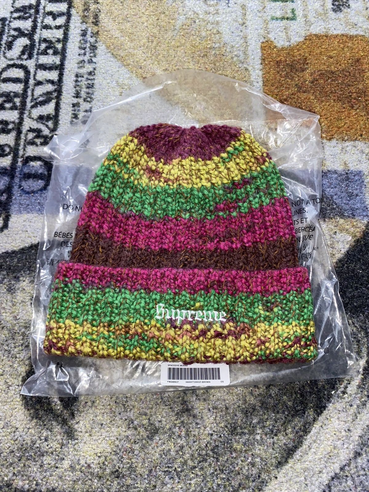 Supreme Supreme Space Dye Stripe Beanie Grailed