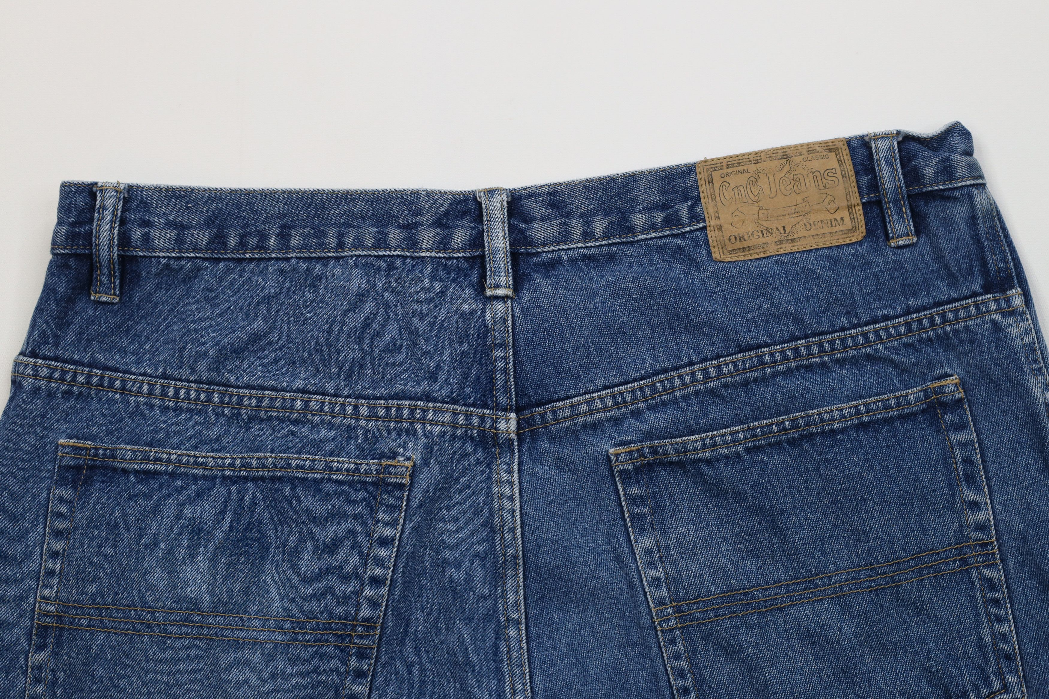 Vintage Vintage 90s Y2K Streetwear Fit Denim Jean Shorts Jorts Blue Size US 38 / EU 54 - 10 Thumbnail