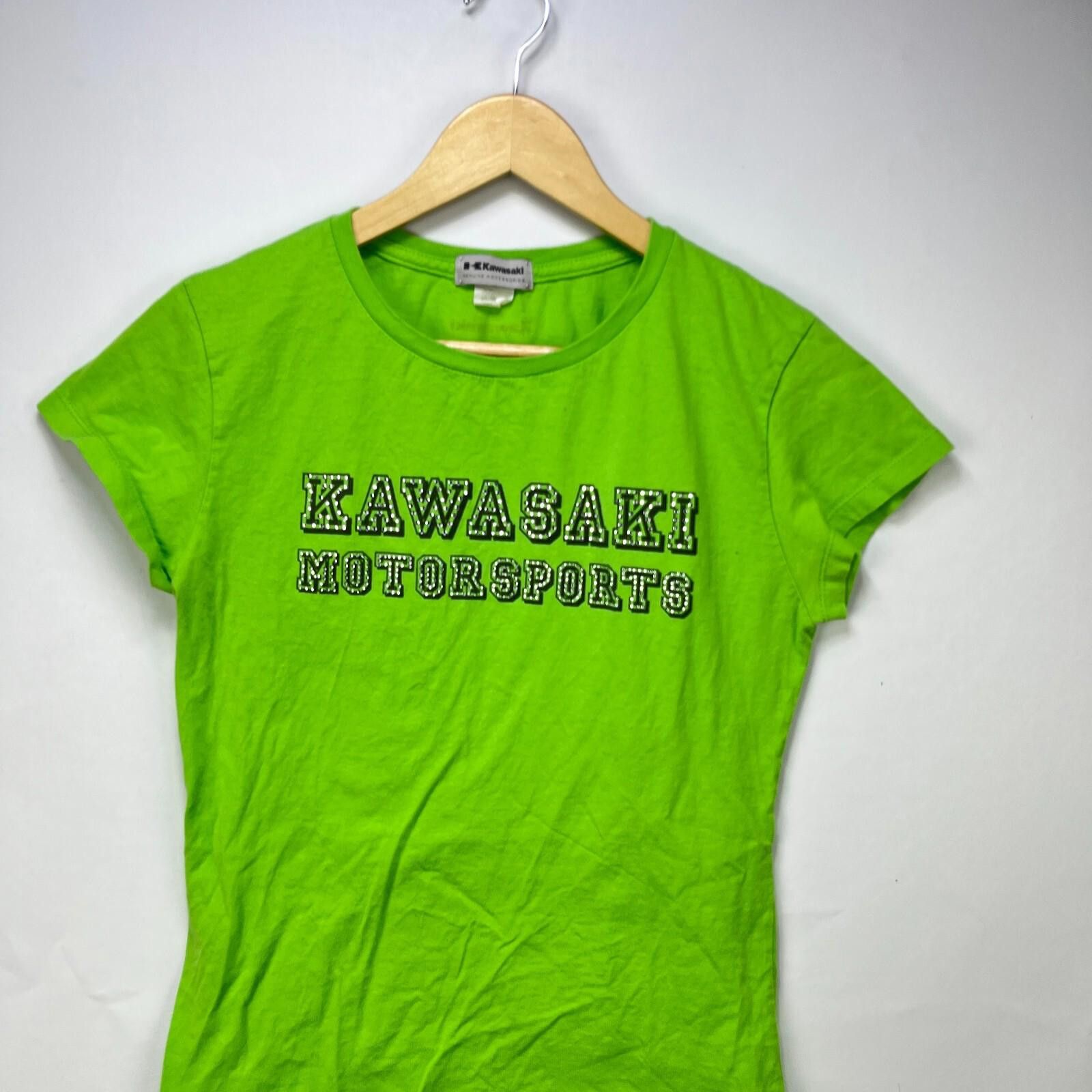 Other Vintage Kawasaki Y2K Motorsports T-Shirt Women’s XL Racing Size XL / US 12-14 / IT 48-50 - 2 Thumbnail