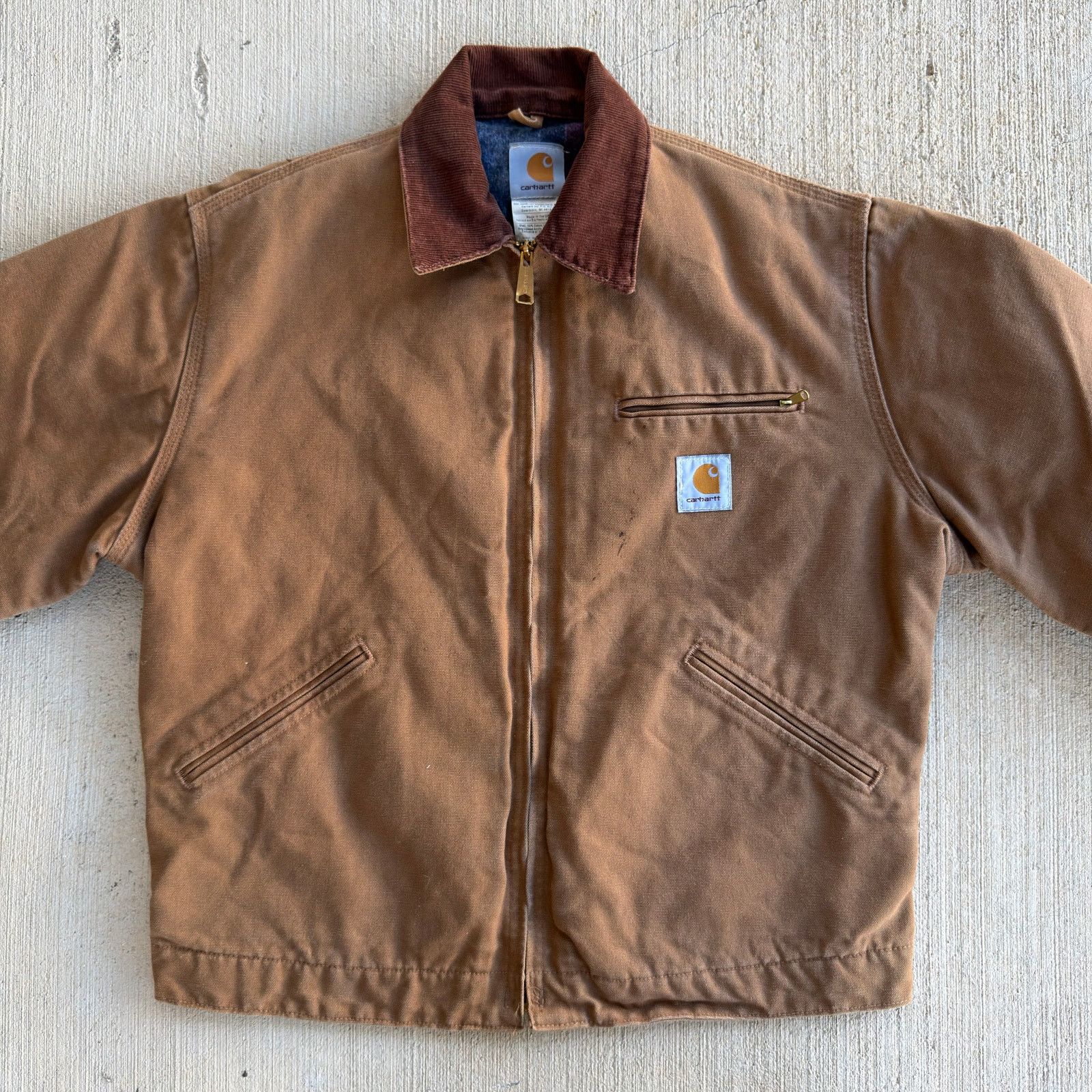 Carhartt × Vintage Carhartt J01 brown detroit work wear jacket Size US M / EU 48-50 / 2 - 3 Thumbnail