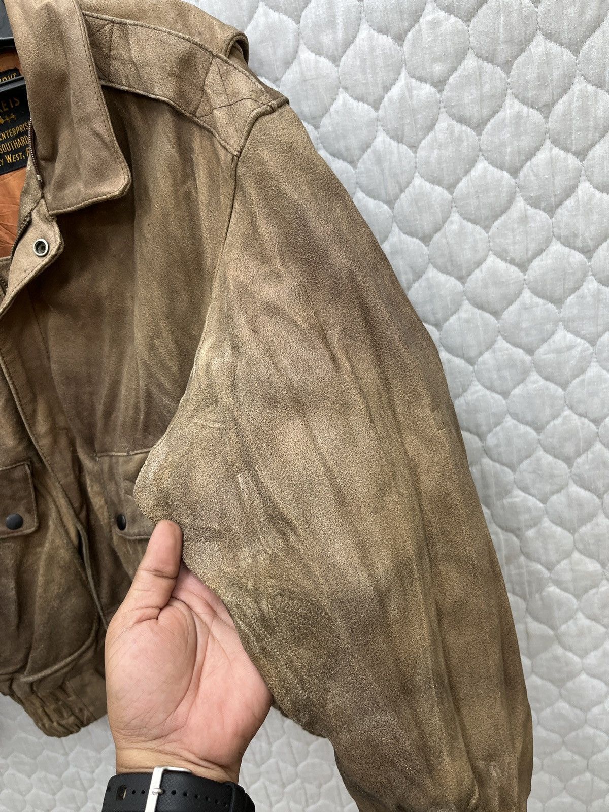Genuine Leather 🔥🔥🔥STEALS VTG EVANS ENTERPRISE LEATHER JACKET Size US M / EU 48-50 / 2 - 12 Thumbnail