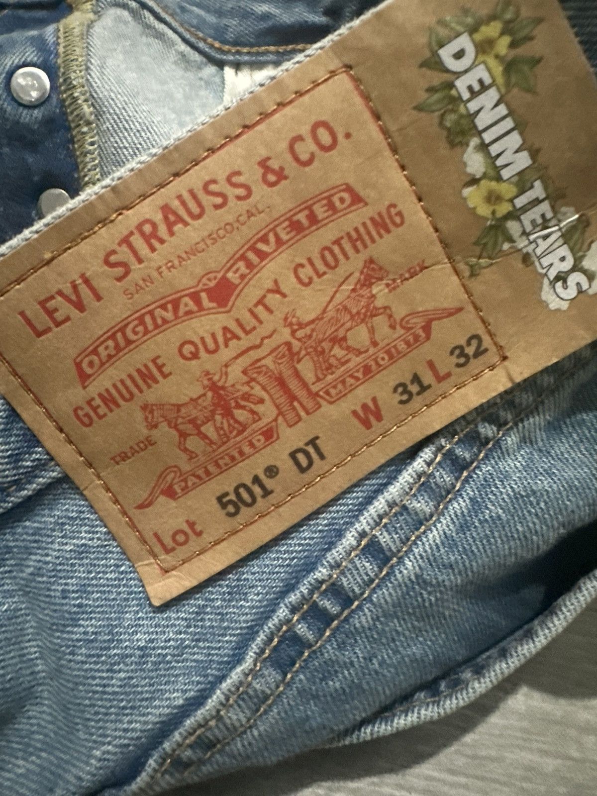 DENIM TEARS Denim Tear x Offset collab Size US 31 - 3 Thumbnail