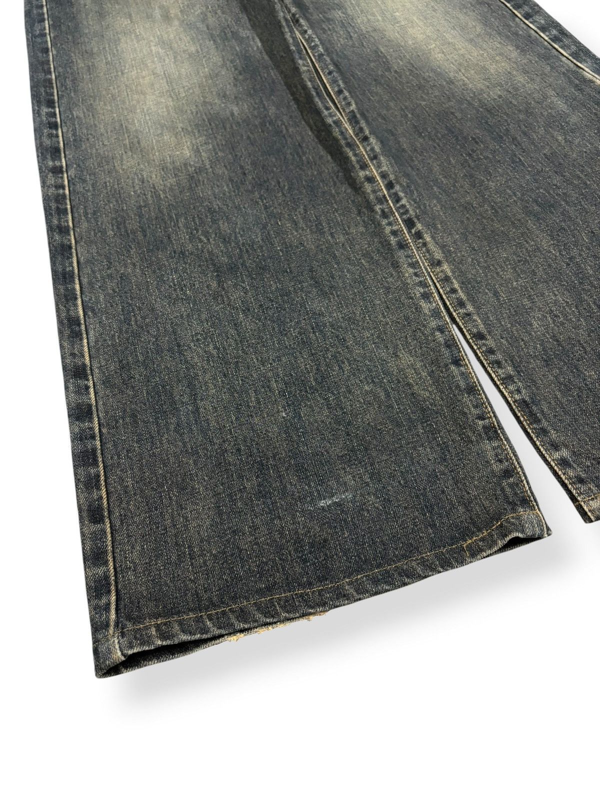 Edwin Vintage Y2K Edwin 405 Indigo Mud Wash Baggy Distressed Jeans Size US 36 / EU 52 - 7 Thumbnail