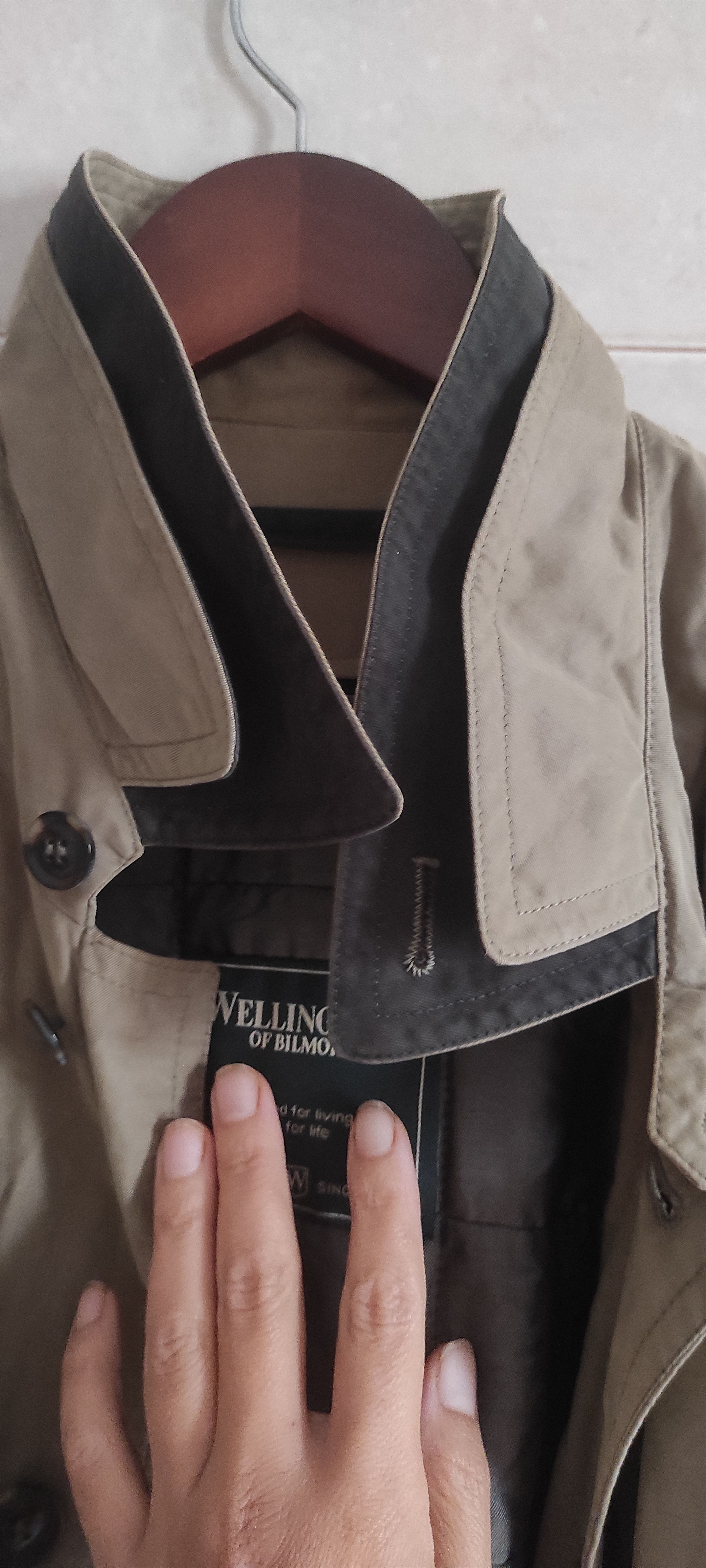 Other WELLINGTON OF BILMORE Mens Windbreaker Trench Coat Size US XL / EU 56 / 4 - 7 Thumbnail