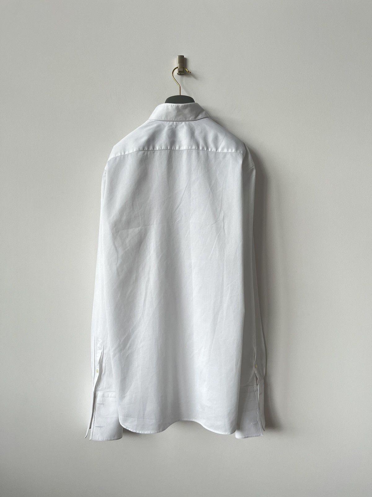 Boggi BOGGI MILANO White Elegant Shirt Old Money Size US XL / EU 56 / 4 - 4 Thumbnail