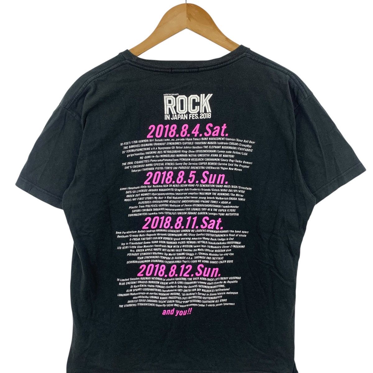 Vintage ROCK IN JAPAN FESTIVAL 2018 Year End Celebration Pink Size L / US 10 / IT 46 - 7 Thumbnail