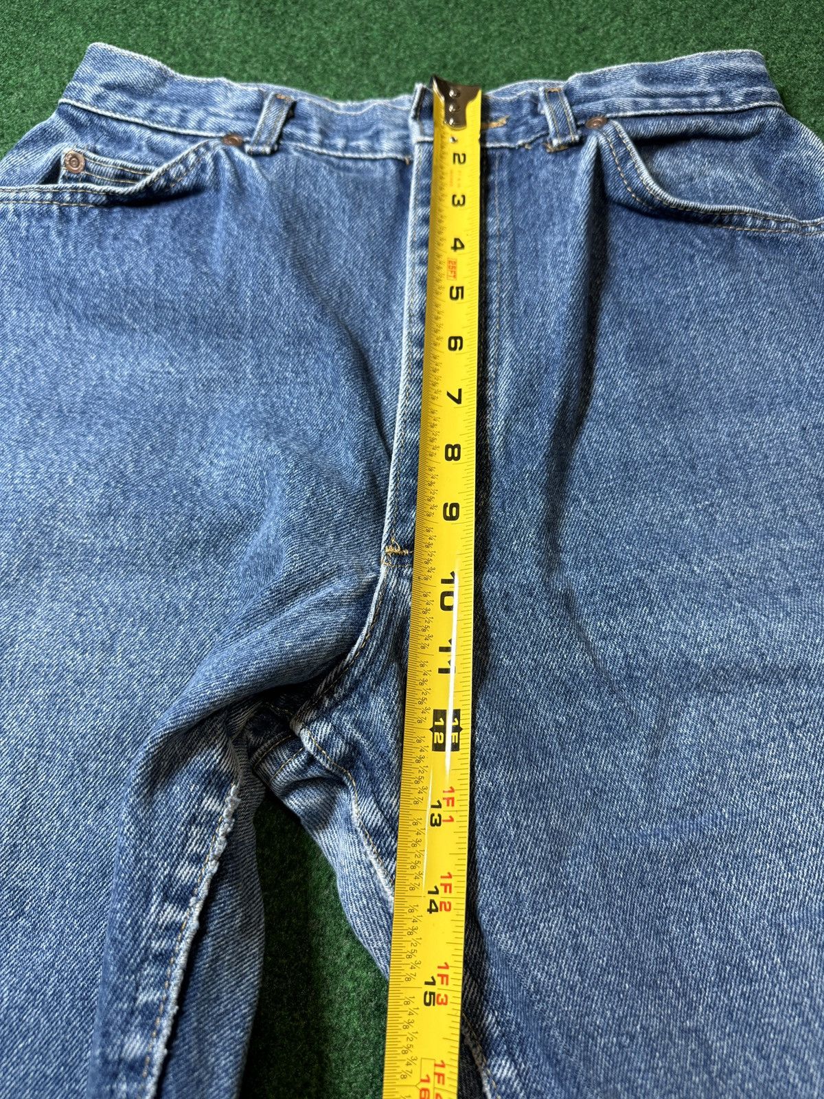 Lee × Vintage Vtg 90s Lee Riders Womens 14 28x32 Medium Wash Mom Jeans Size 36" / US 14 / IT 50 - 8 Thumbnail