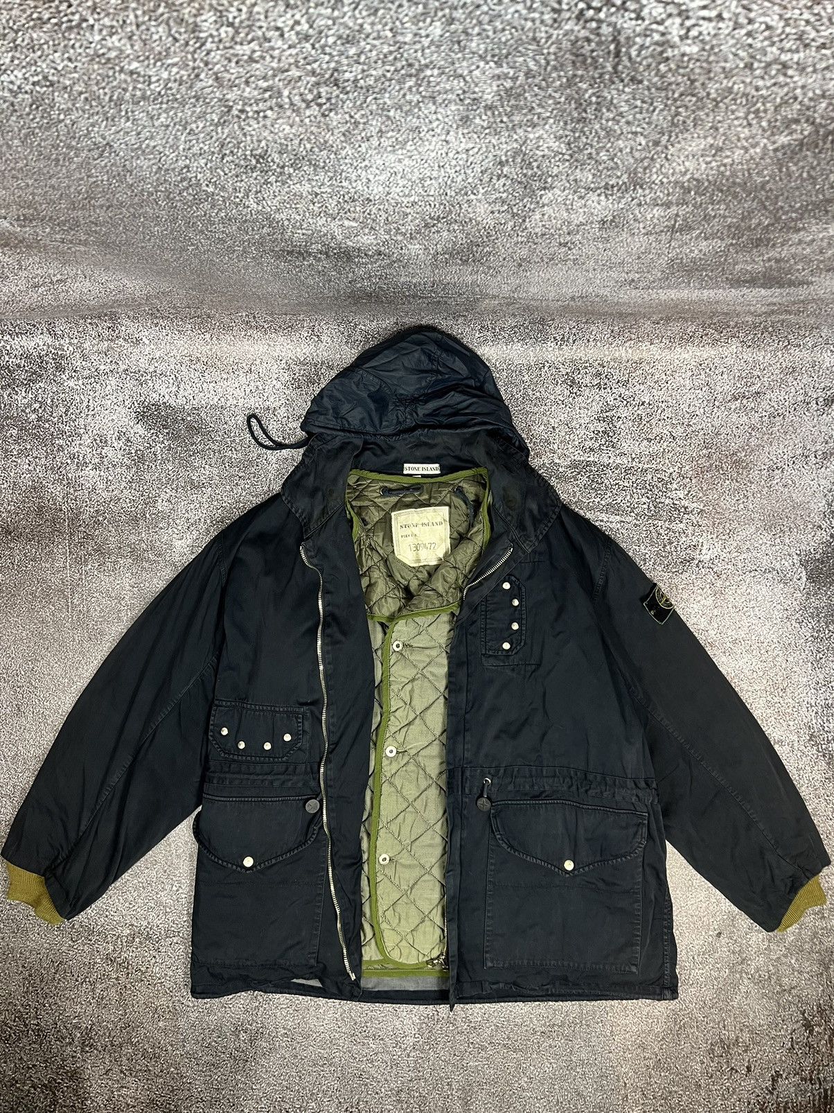 Stone Island × Vintage 80s Stone Island Royal Navy military layer field jacket ship Size US XL / EU 56 / 4 - 3 Thumbnail