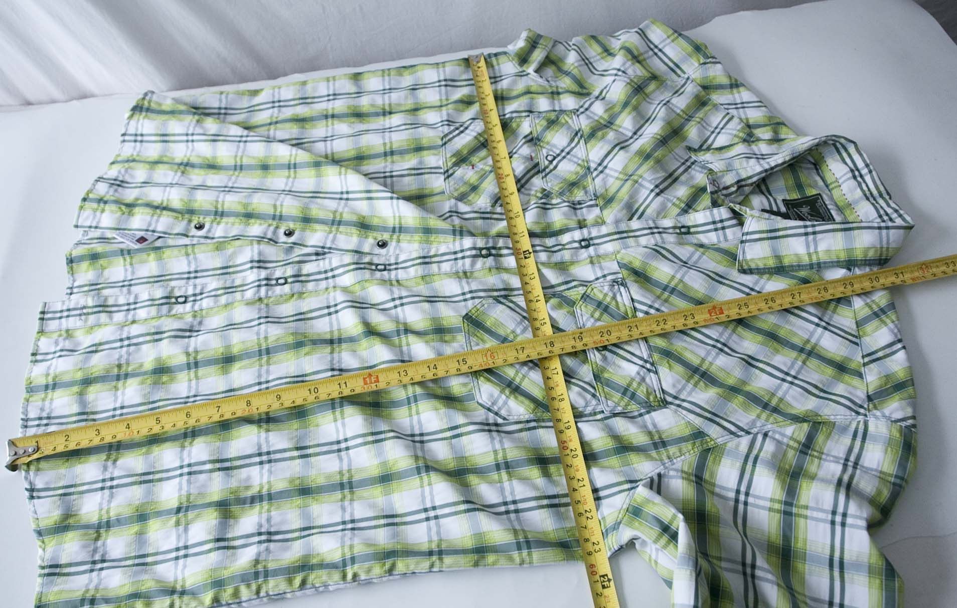 Woolrich Woolen Mills Woolrich Shirt Short Sleeve Polyester / Nylon Size L Green Size US L / EU 52-54 / 3 - 4 Thumbnail