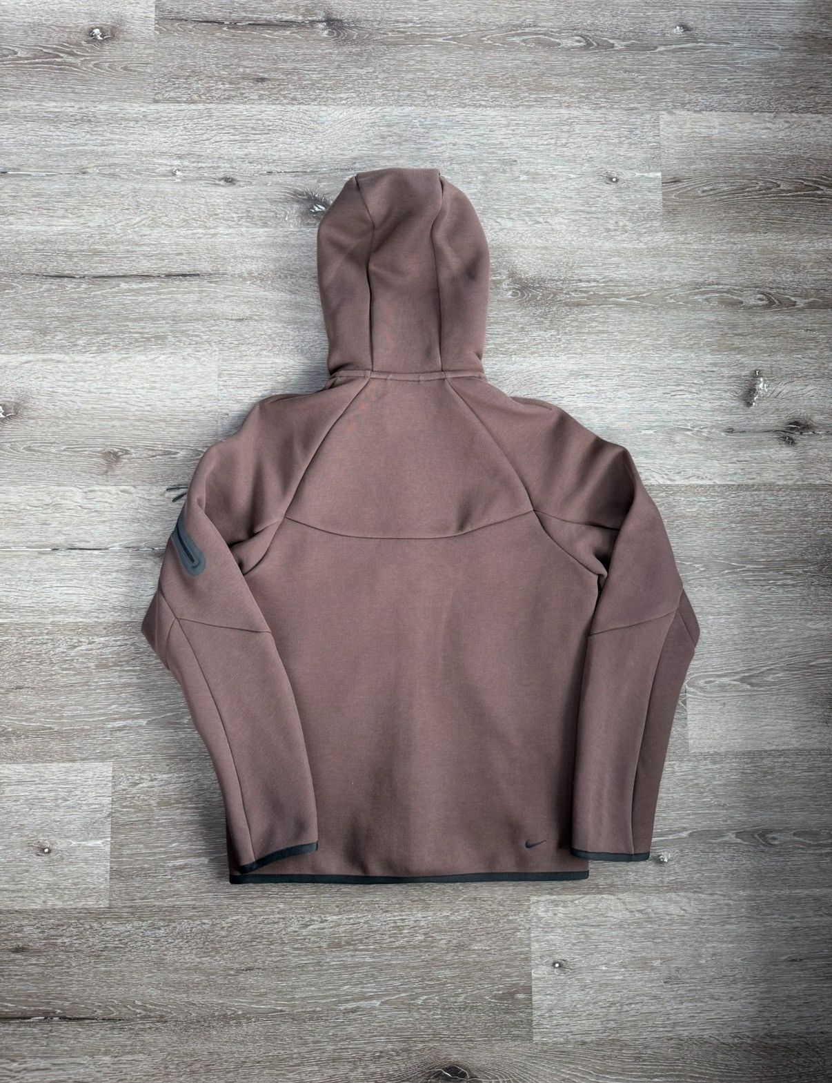Nike Nike Sportswear "Tech Fleece" Full-Zip Hoodie(Baroque Brown) Size US M / EU 48-50 / 2 - 2 Thumbnail
