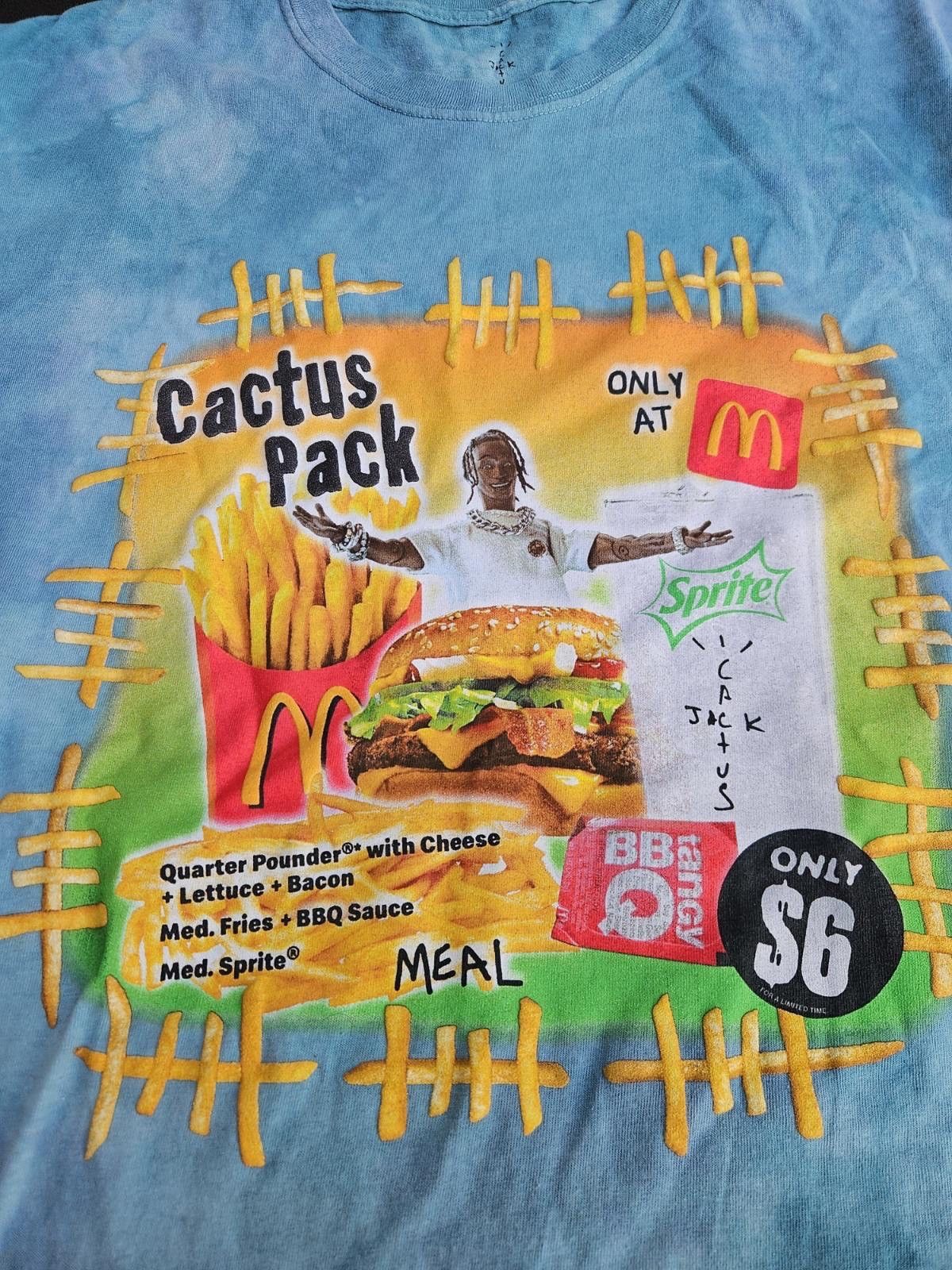 Travis Scott Travis Scott Cactus Jack McDonald's Tie Dye Tee Size US L / EU 52-54 / 3 - 2 Thumbnail